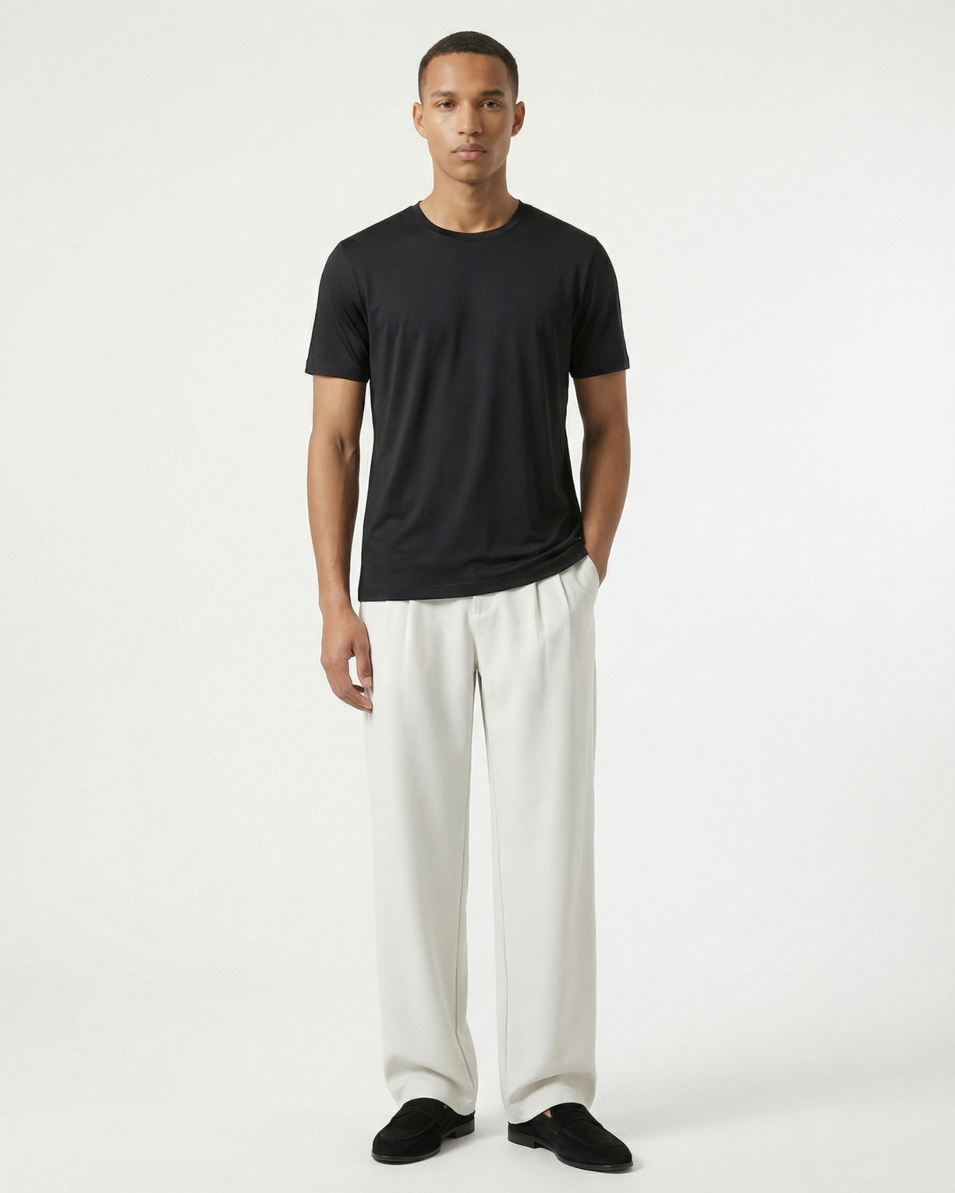 Pantalones anchos elegantes de alta gama | Pantalones largos holgados