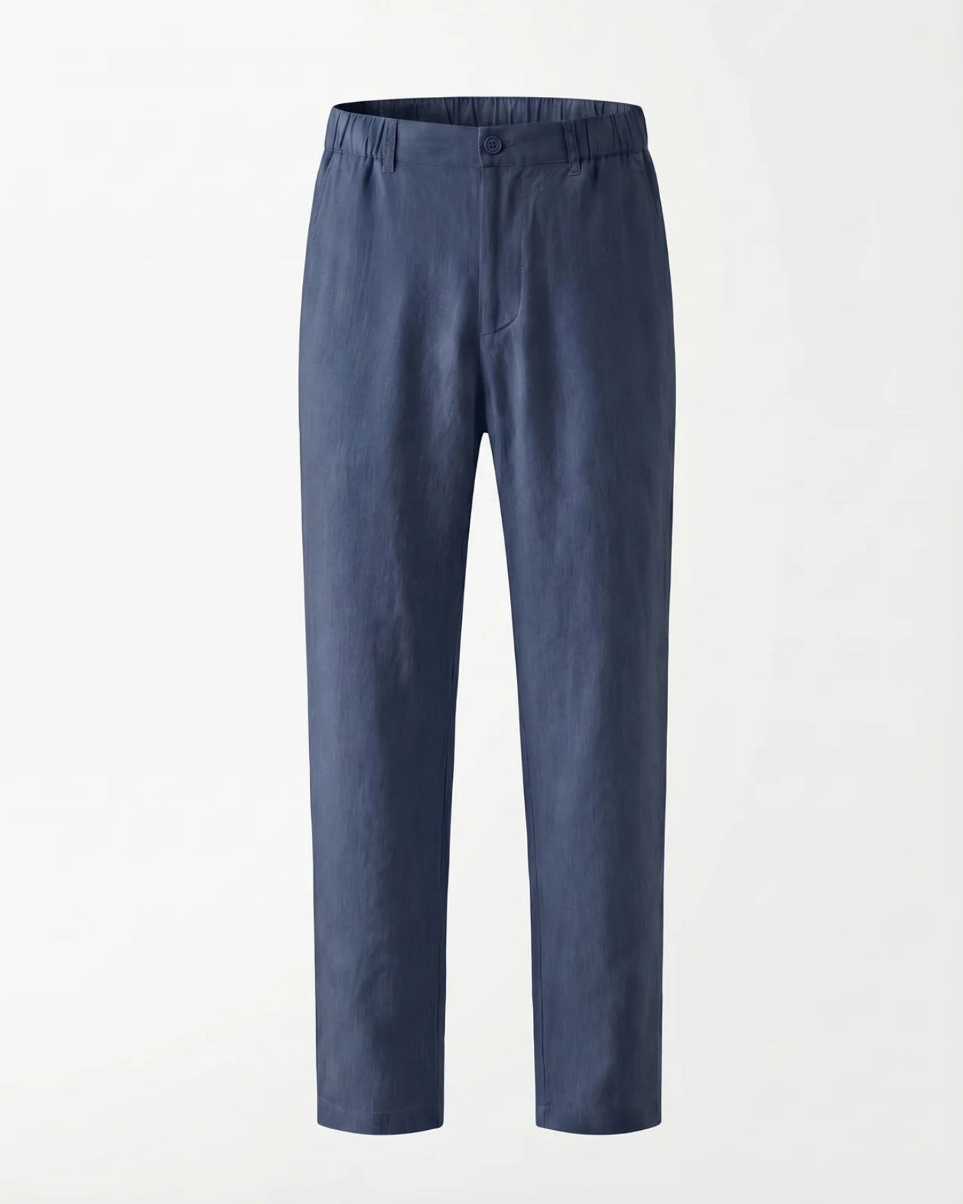 Marbella Linen Trousers – Elastic Waist Relaxed Fit