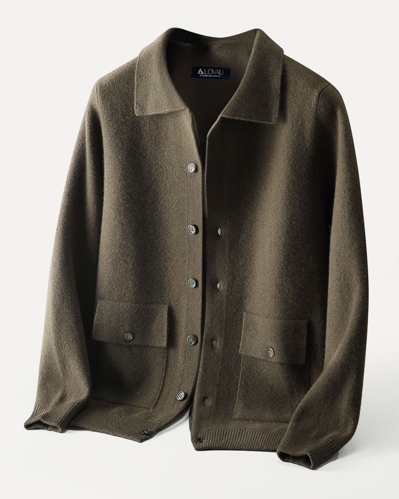 Retro Cardigan Jacke Kaschmir & Wollmischung