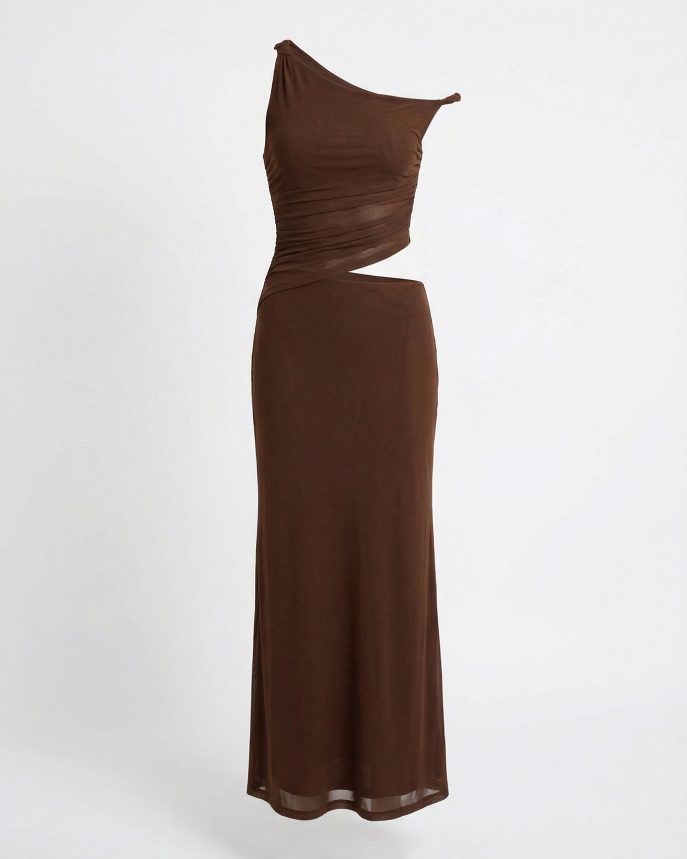 Milena Mesh-Kleid, schlanke Hüfte