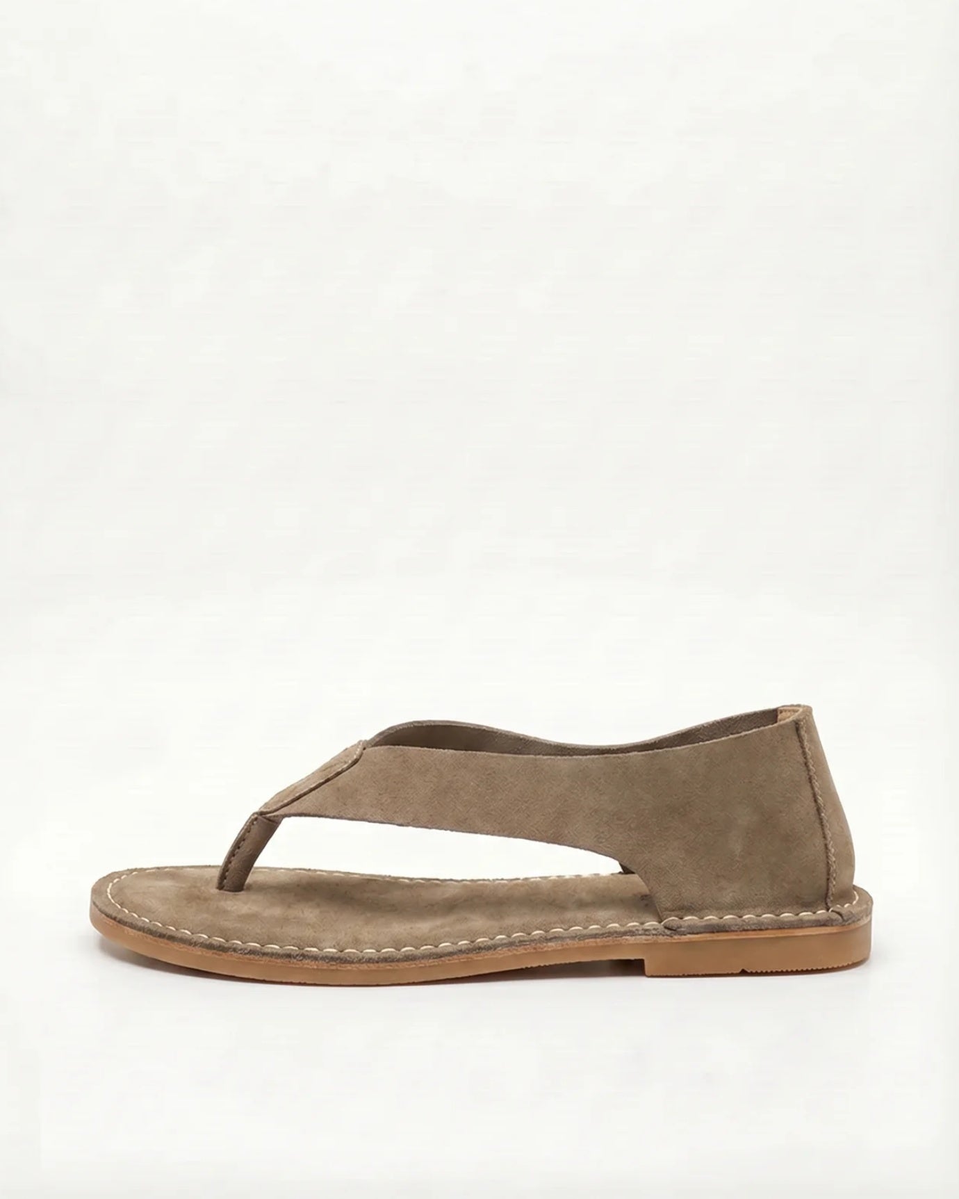 Comfortable Leather Flip-Flops – Breathable Velvet Sandals