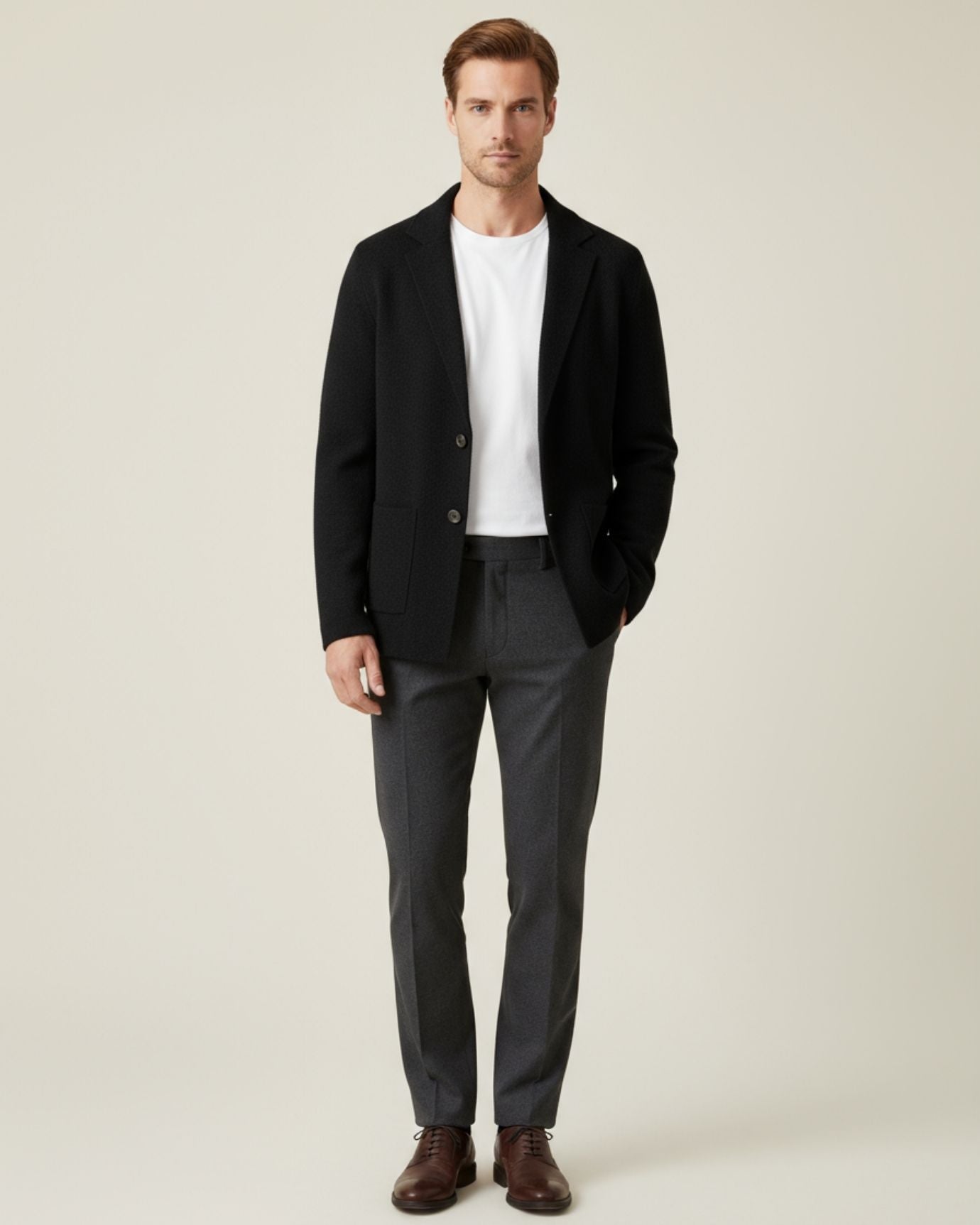 Lovau x Classy Wool & Cashmere Knitted Cardigan