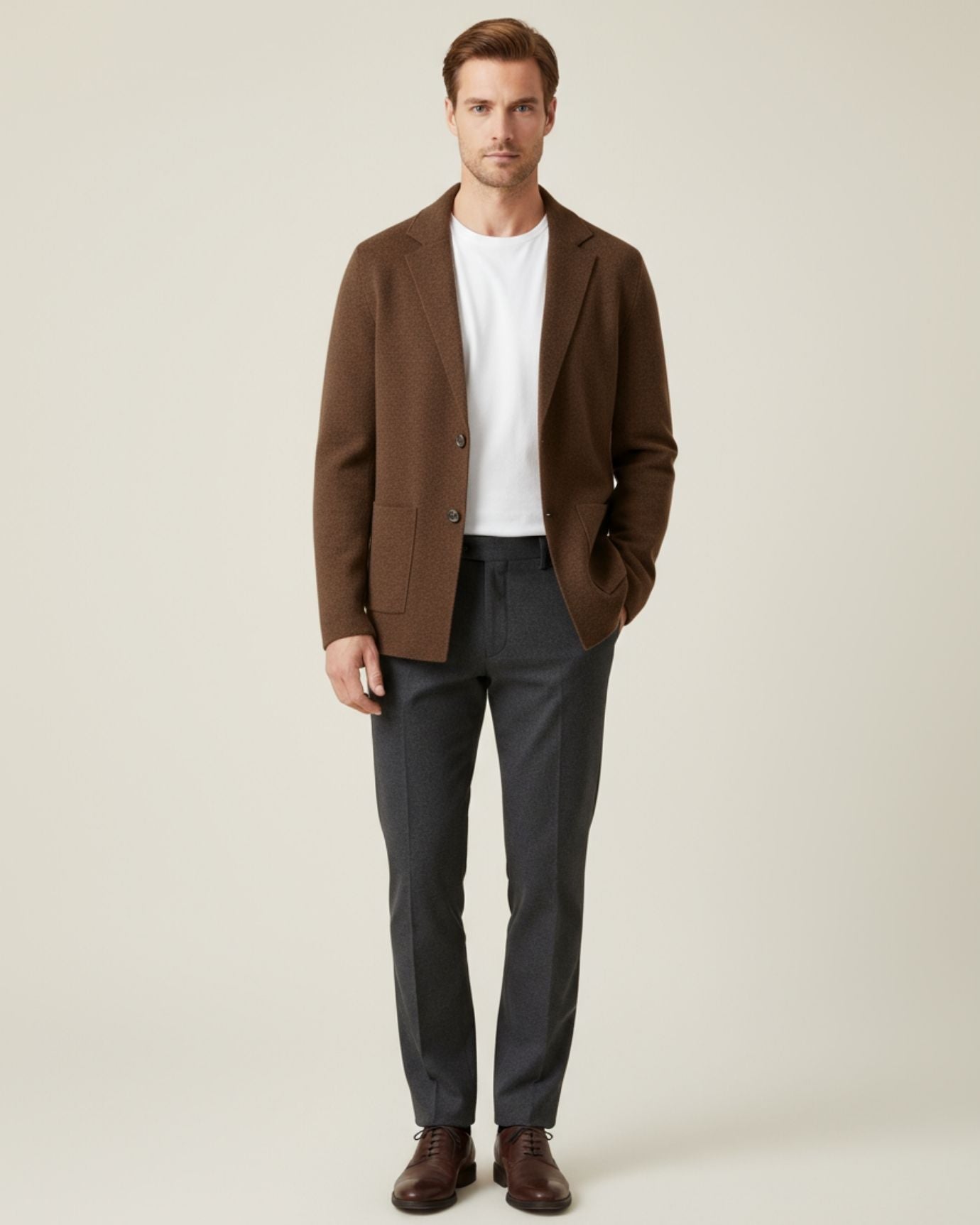 Lovau x Classy Wool & Cashmere Knitted Cardigan