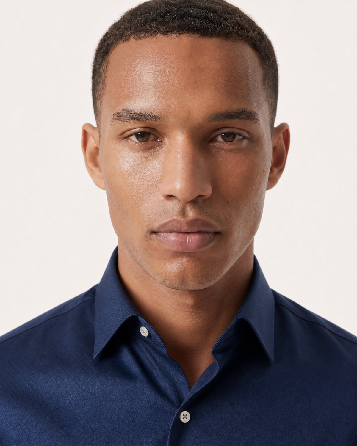 Hign-End Mulberry Silk Long-Sleeve Jacquard Shirt