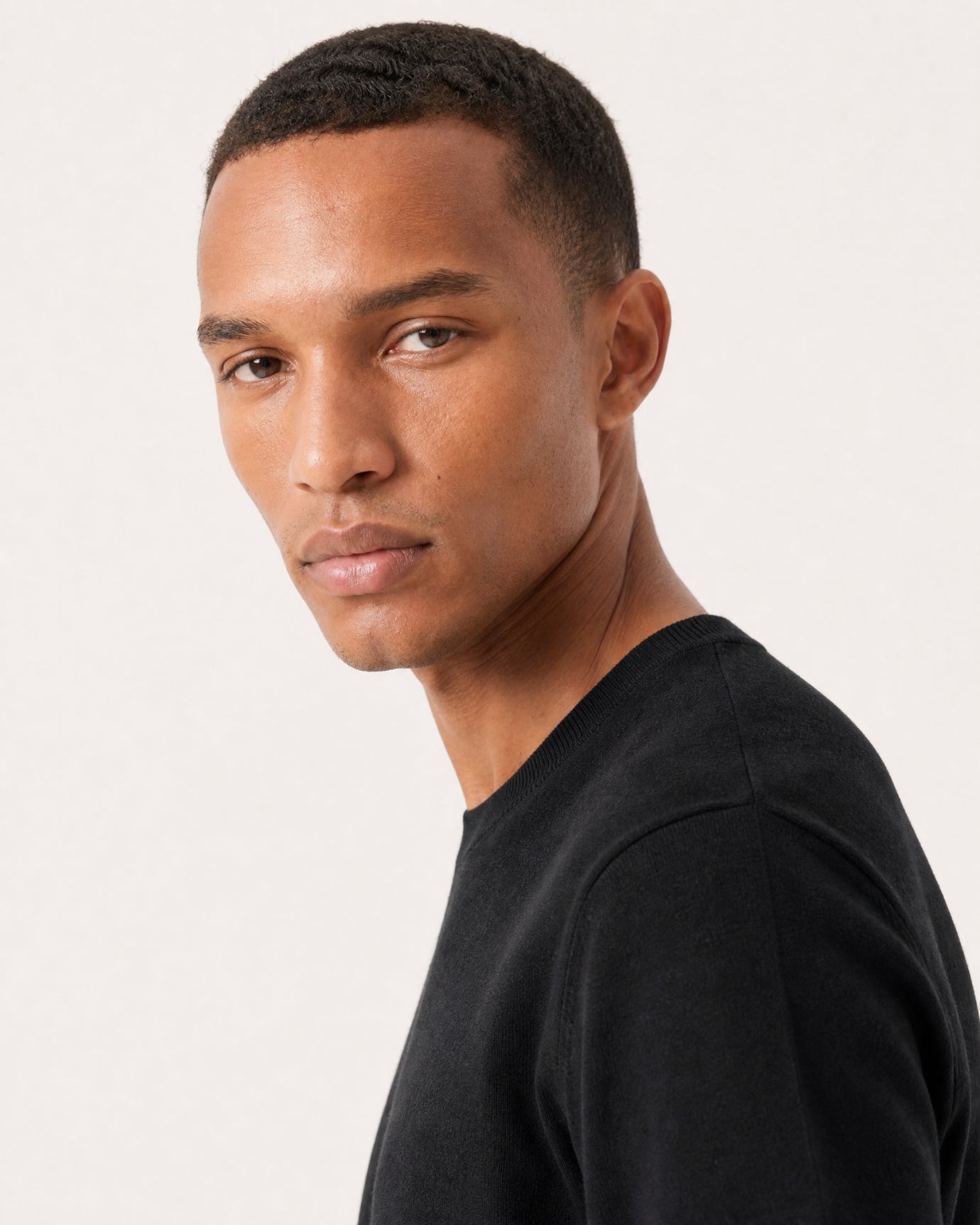 Mulberry Silk and Cashmere Knit T-Shirt