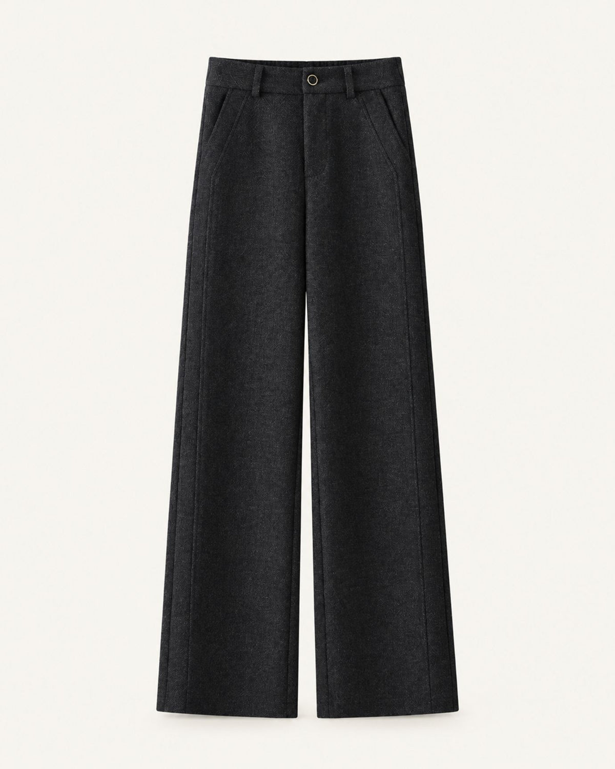 Woman Tailored High-Waisted Wool Trousers