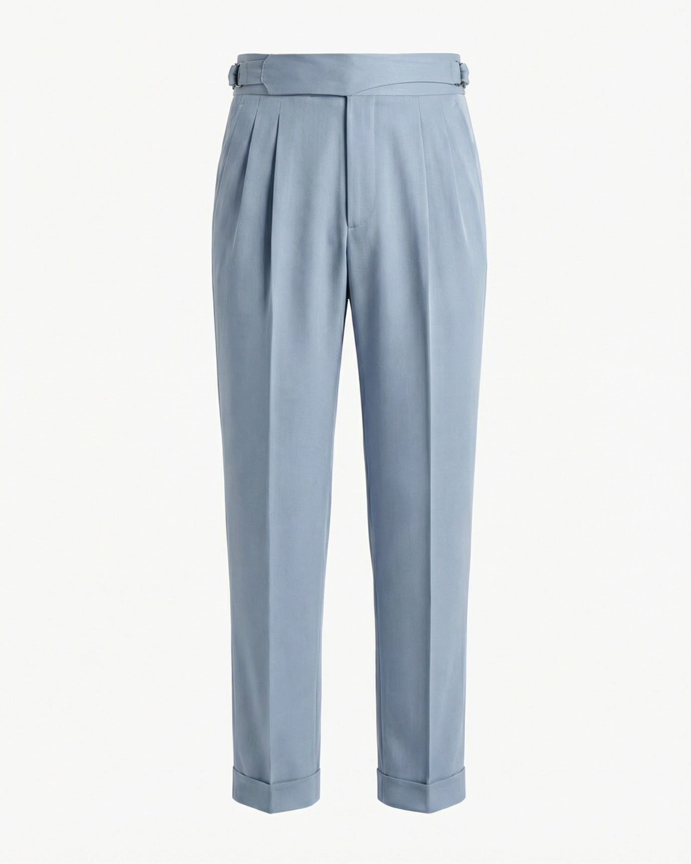Retro British Trousers Naples High-Waist
