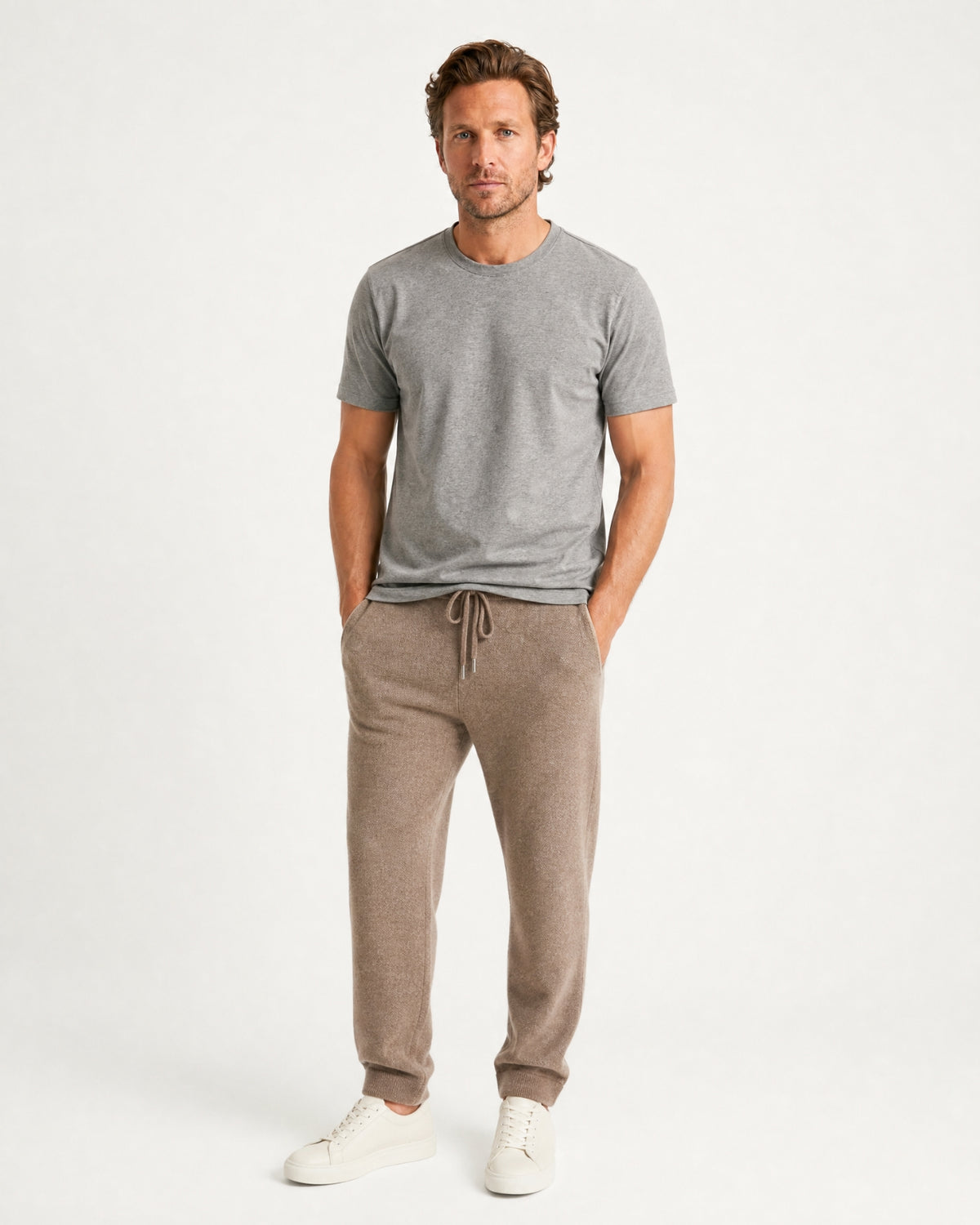 New York Thermal Cashmere Knit Sweatpants