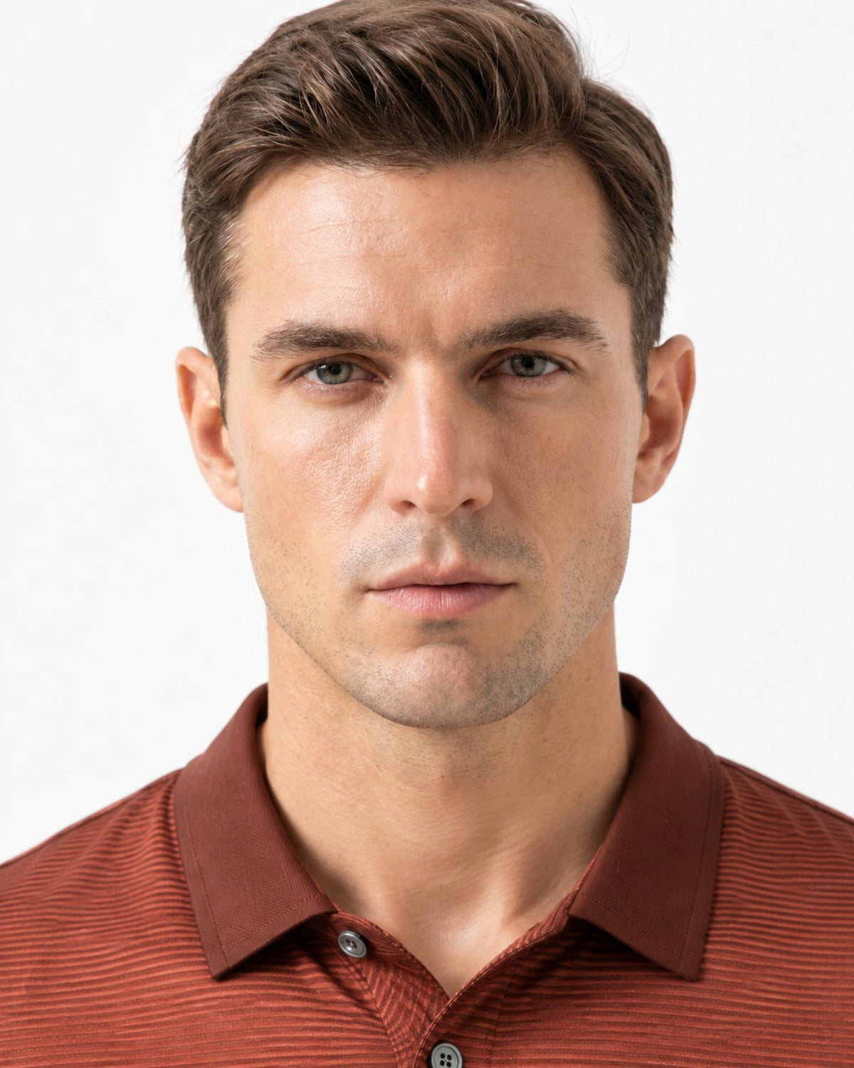 Relaxed-Fit Striped Acetate Polo Shirt