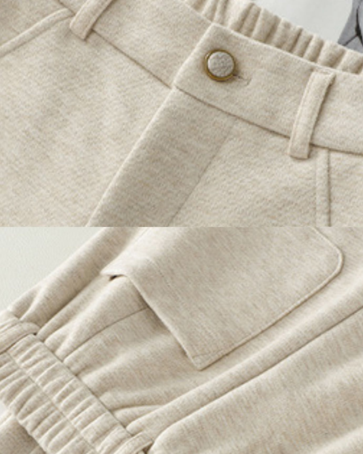 Woman Tailored High-Waisted Wool Trousers