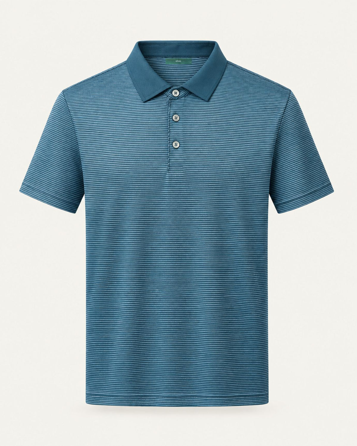 Relaxed-Fit Striped Acetate Polo Shirt