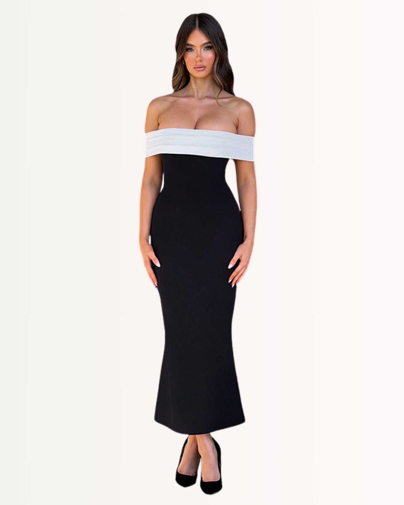 Brit Dress Contrast