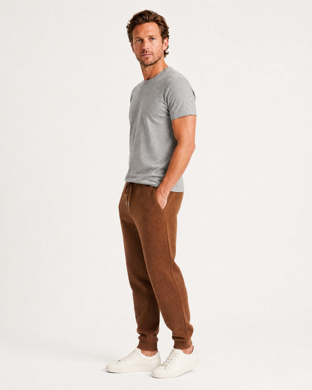 New York Thermal Cashmere Knit Sweatpants