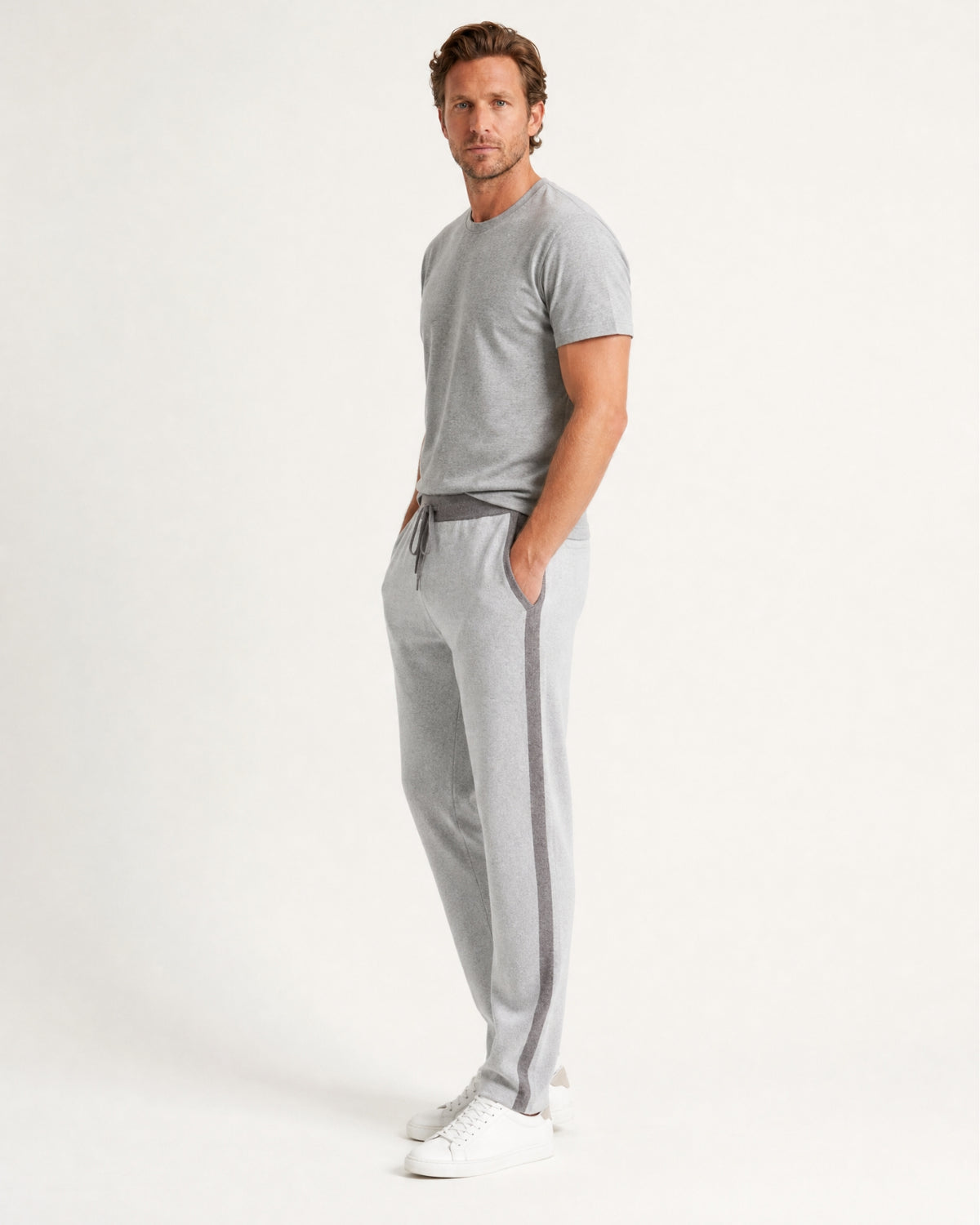 High-End Thick Cashmere Elastic Waist Comfort