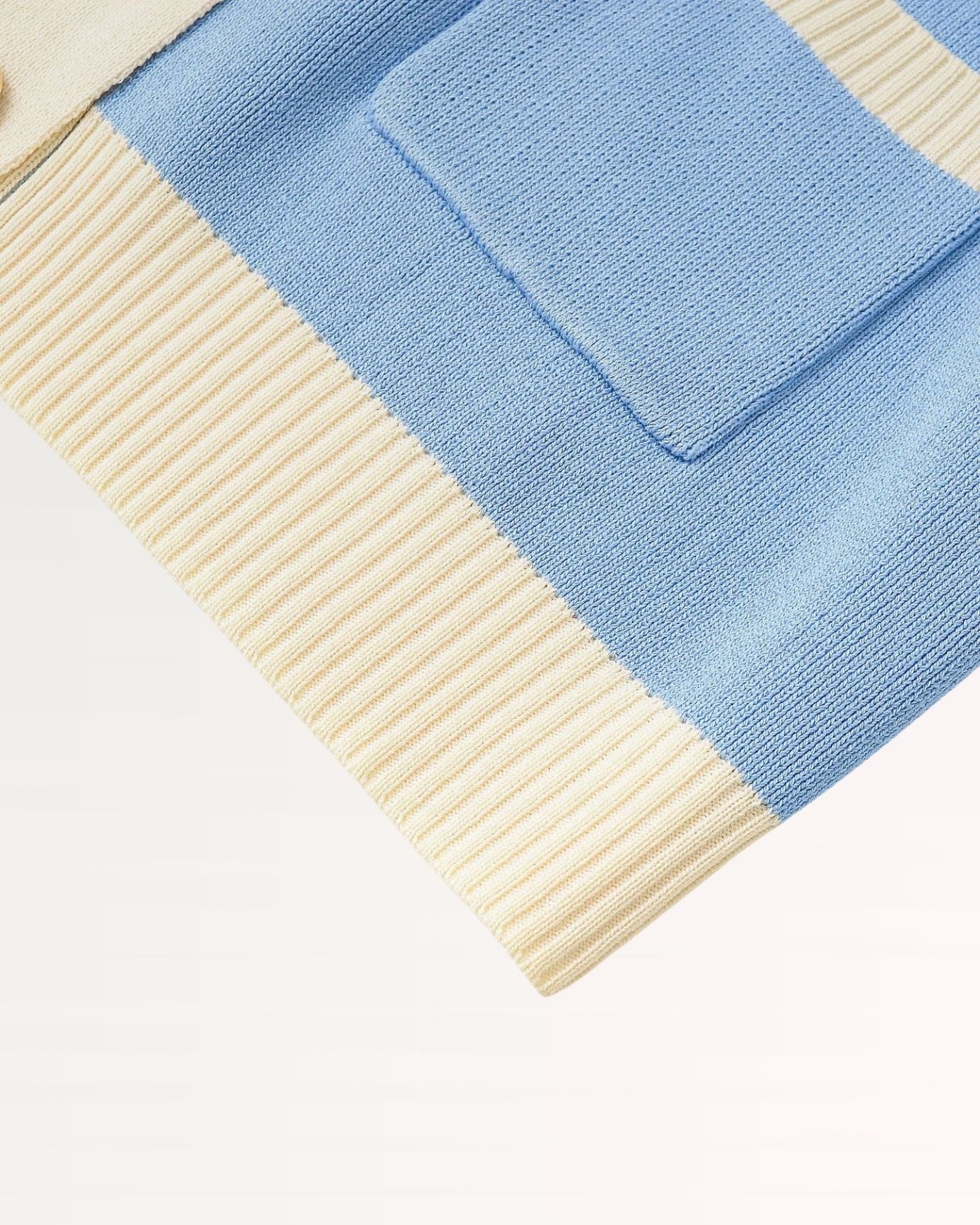 Soft textured fabric in pastel blue