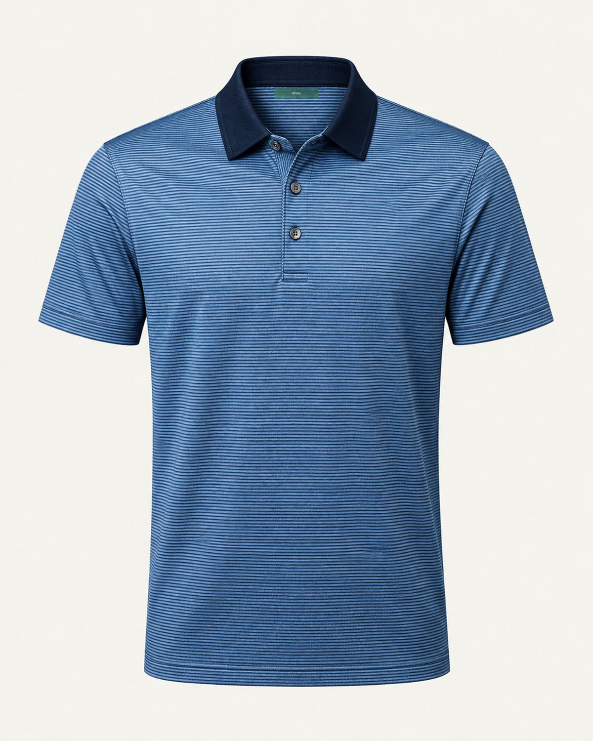 Relaxed-Fit Striped Acetate Polo Shirt