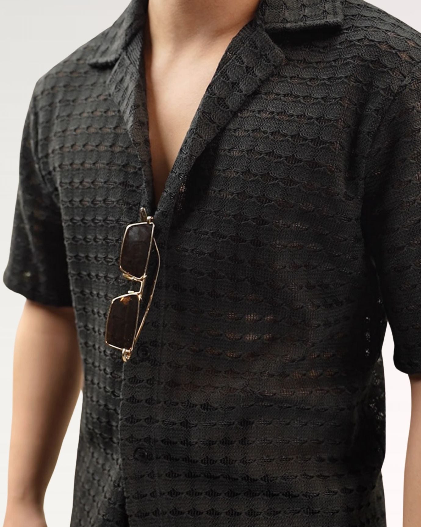 Vienna Old Money Knitted Shirt Short Sleeve