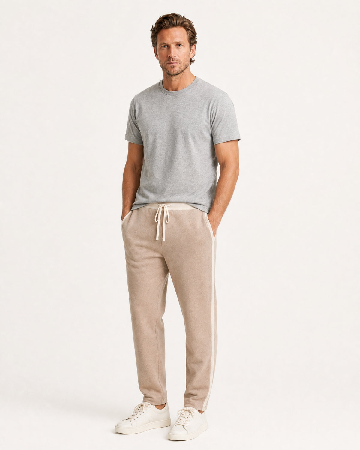 High-End Thick Cashmere Elastic Waist Comfort