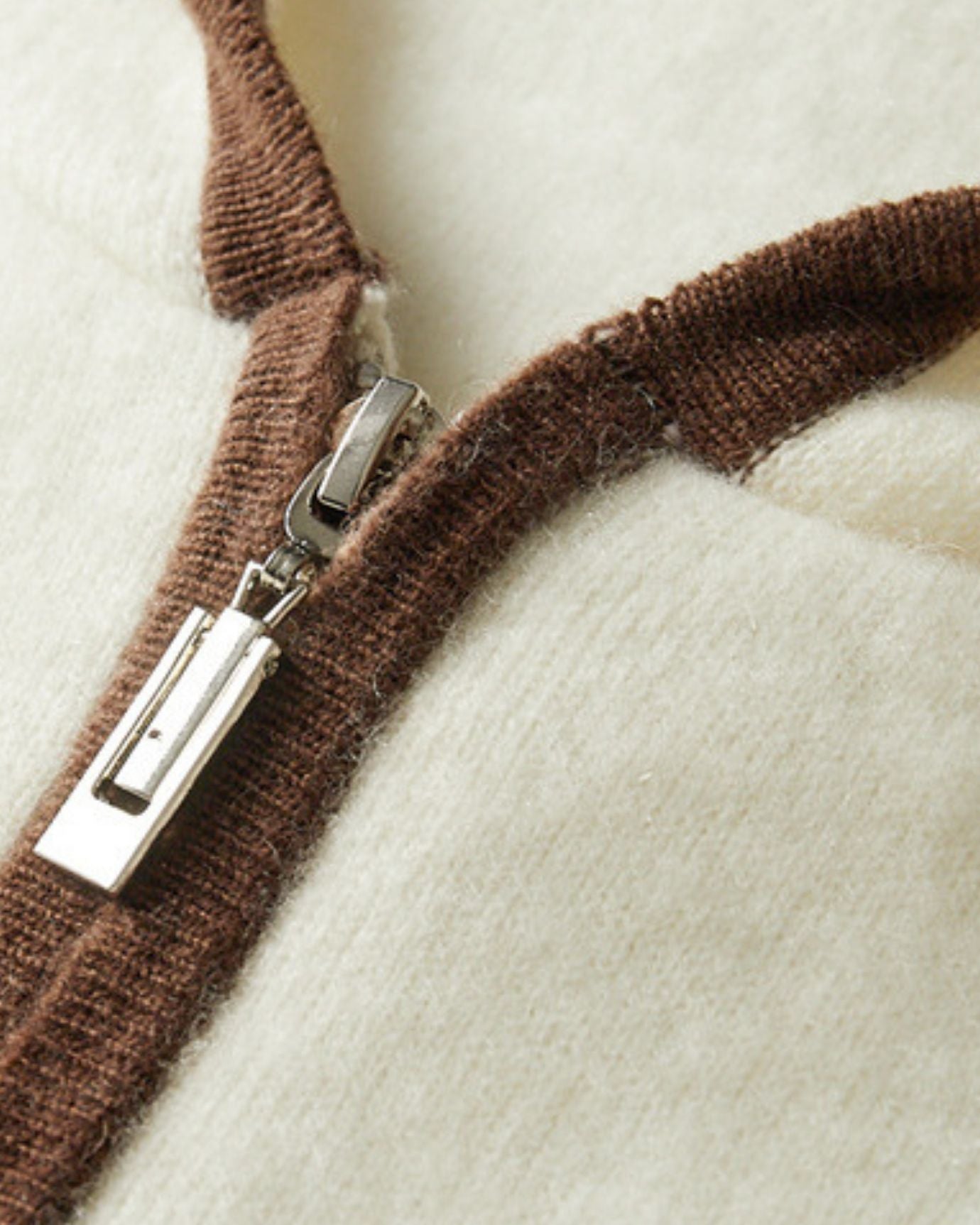 Cashmere Zipper Hooded Cardigan Limited Edition