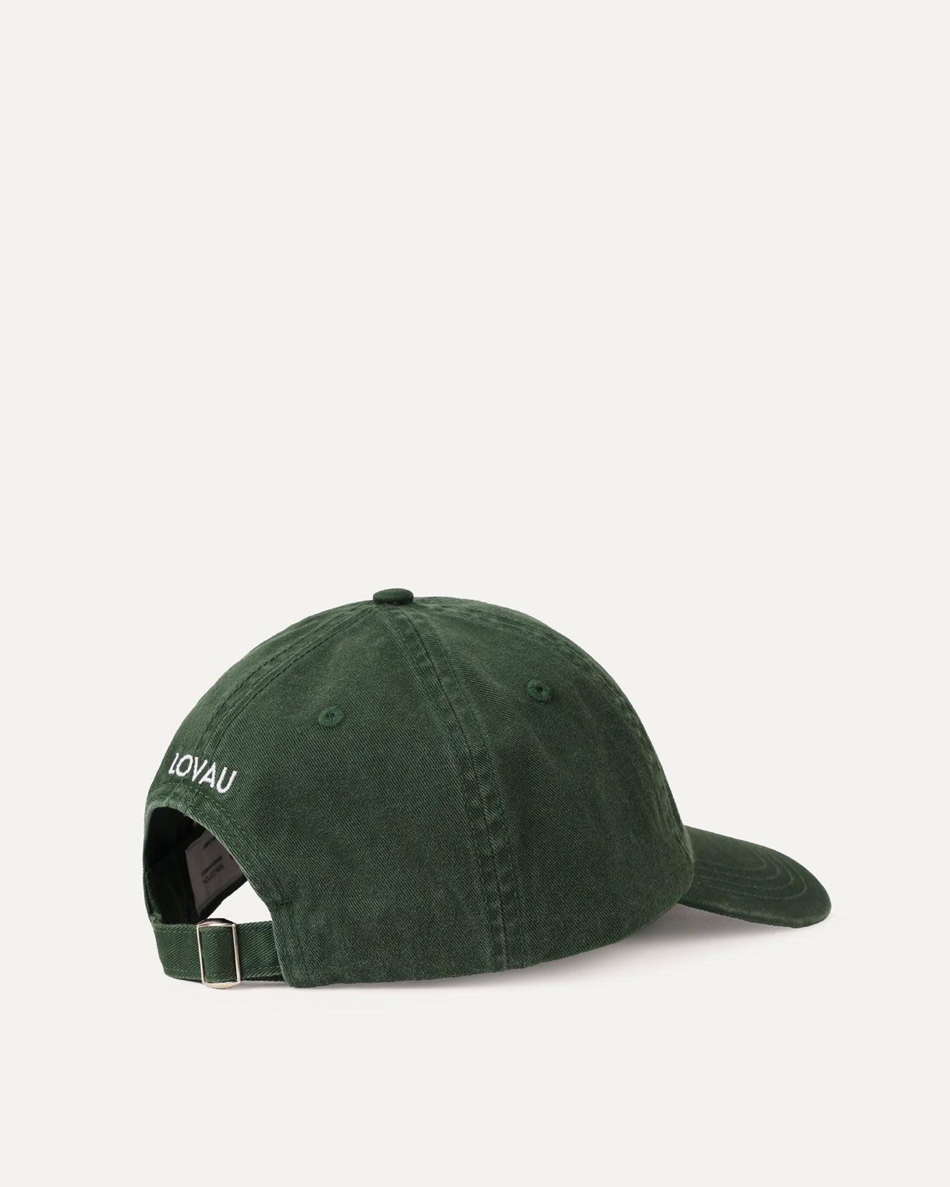 Washed Cotton Cap Dark Green