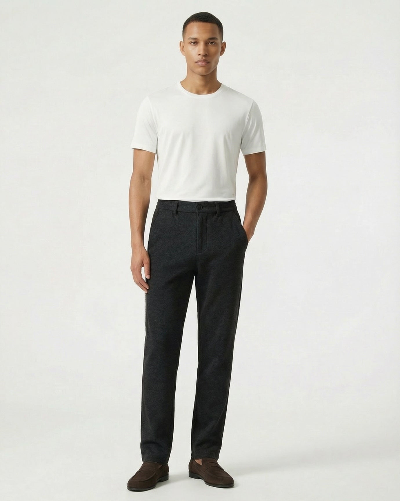 Old Money Style Trousers Loose Straight-Leg Pants