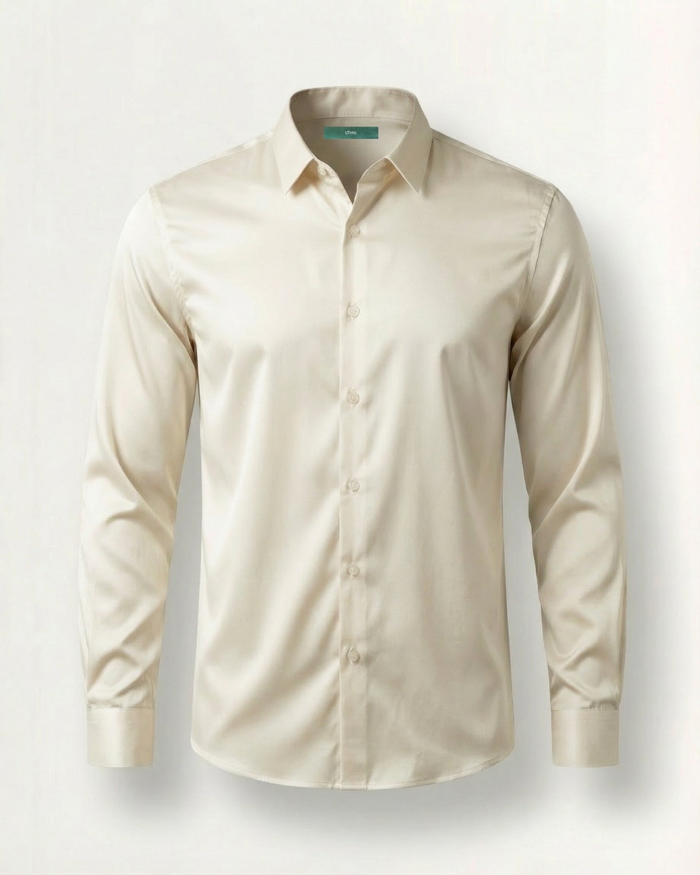 Camisa con textura de seda