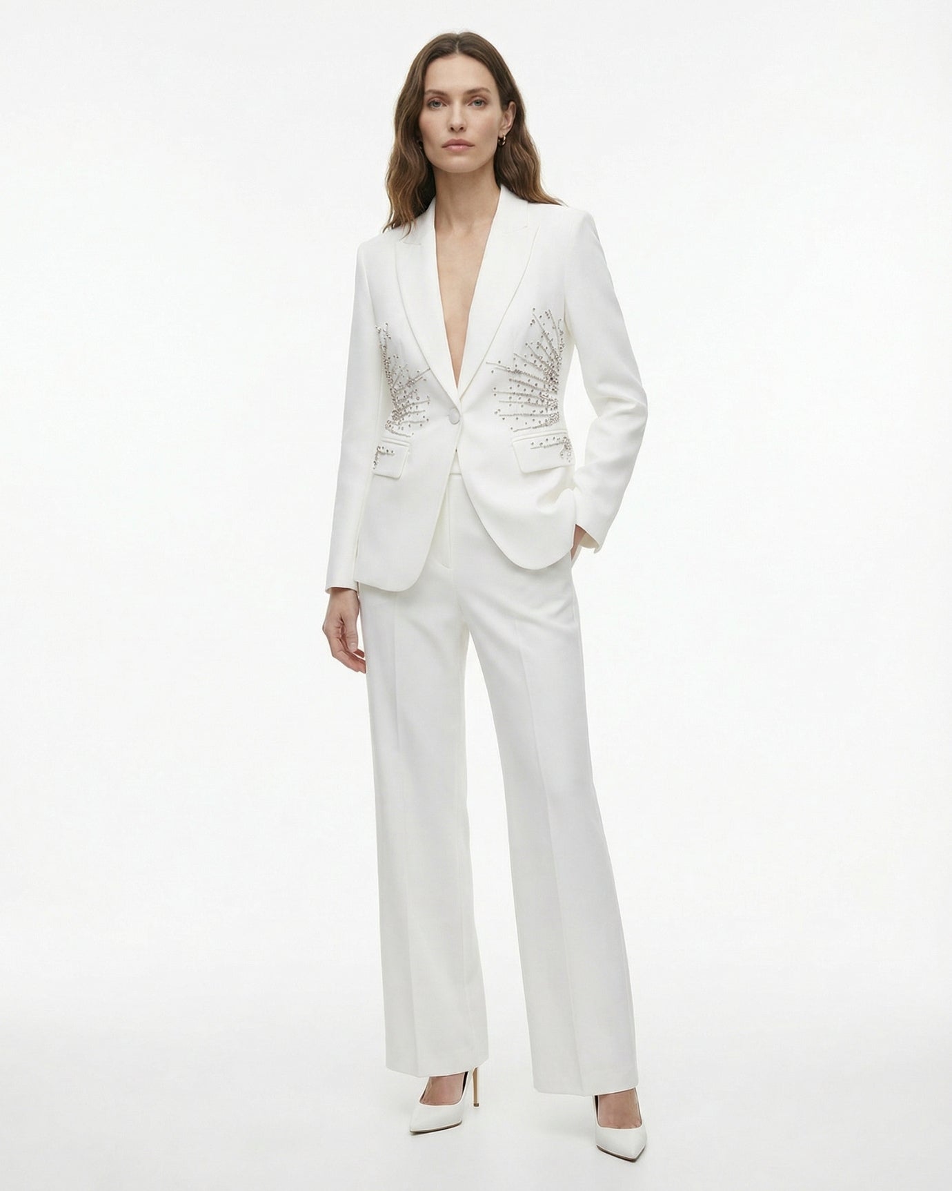 Martyna Elegant Suit Two-Piece Set | Blazer & Pants Outfit