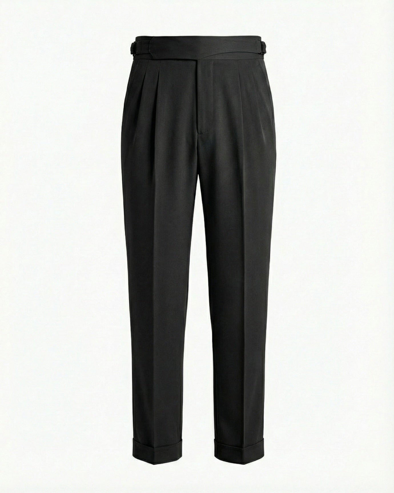 Retro British Trousers Naples High-Waist