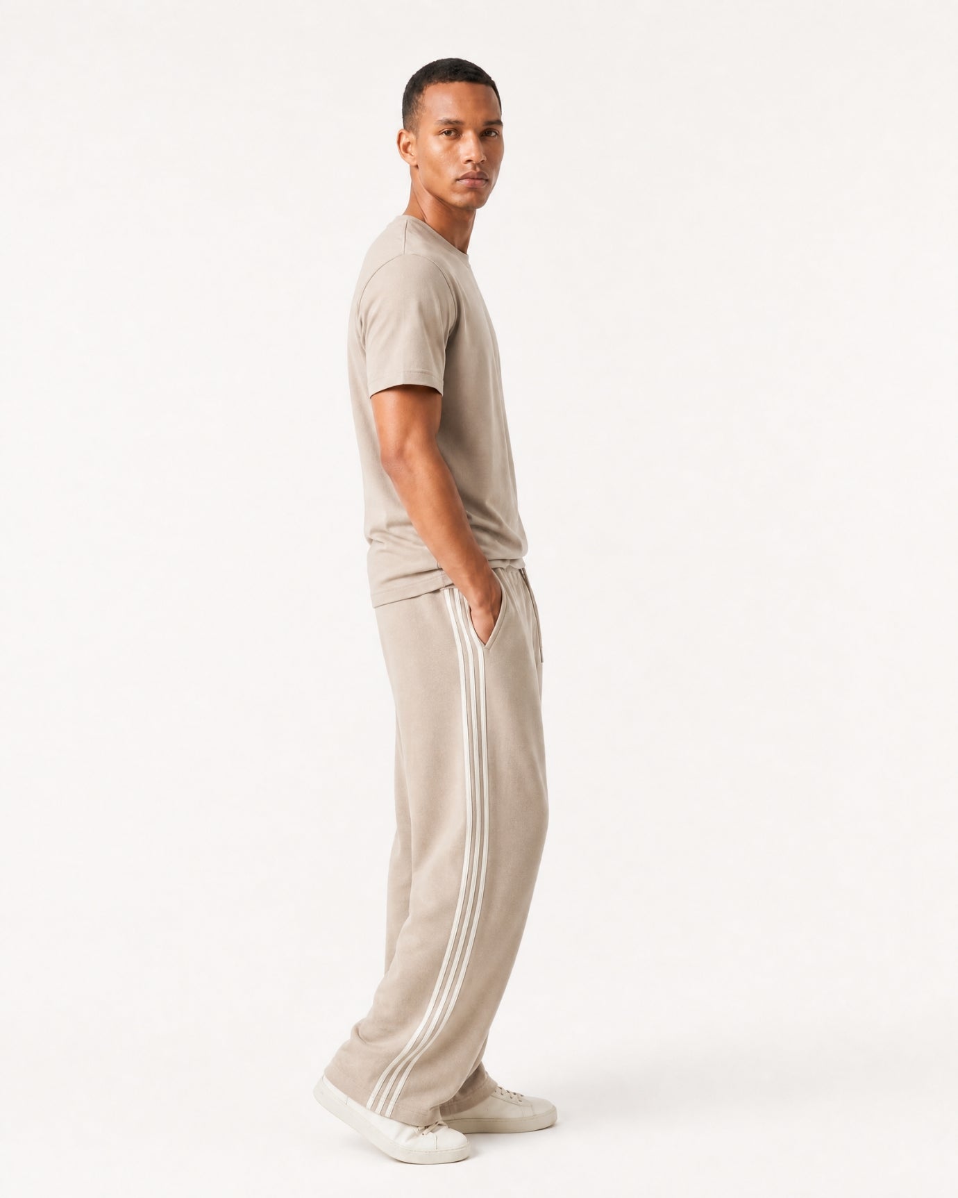 Boston Cashmere Wool Jacquard Straight Pants