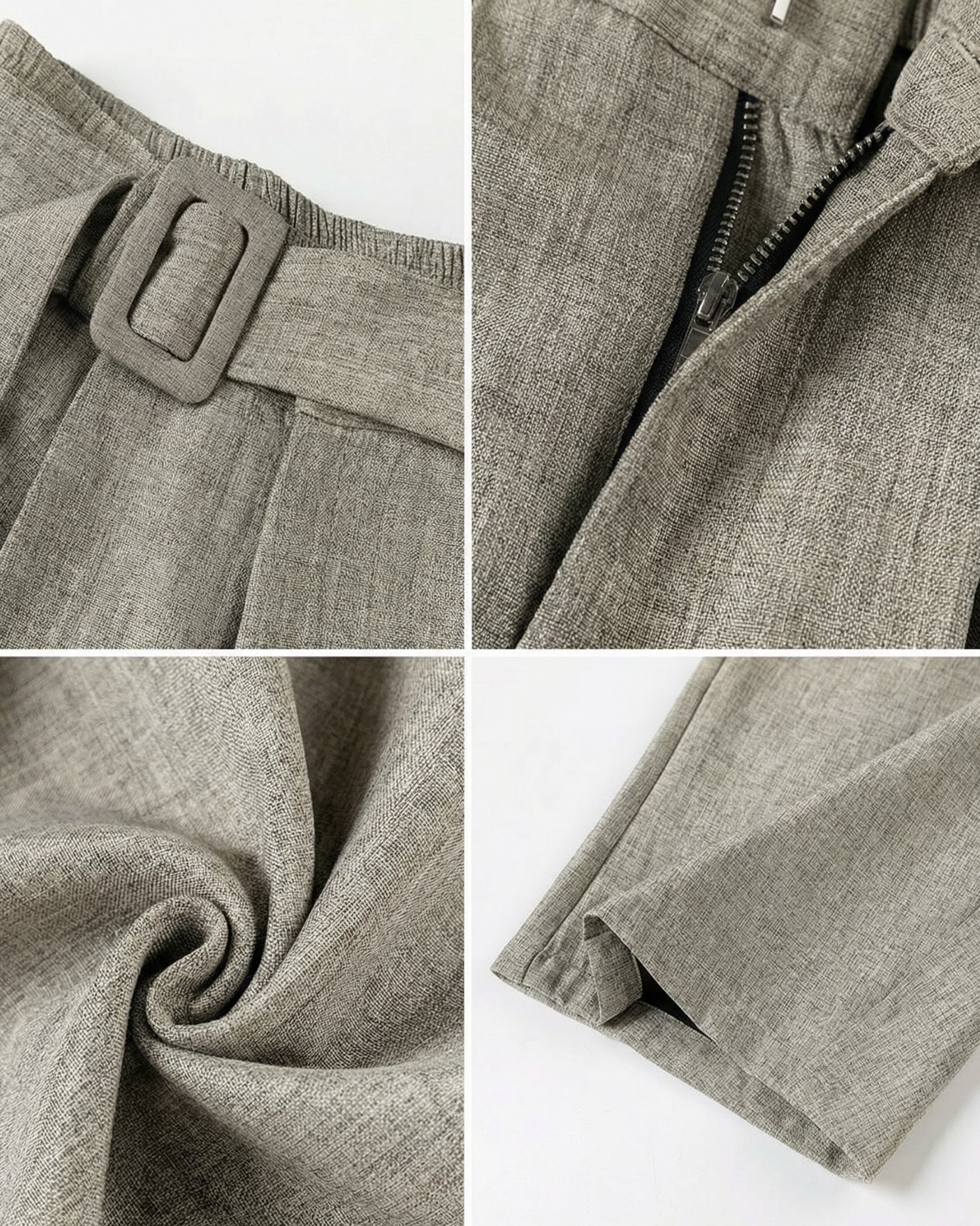 Pantalones plisados estilo Old Money de Lovau | Pantalones de sastrería tridimensionales