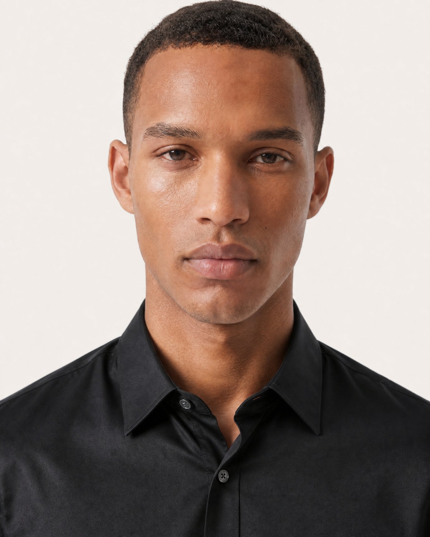 Hign-End Mulberry Silk Long-Sleeve Jacquard Shirt