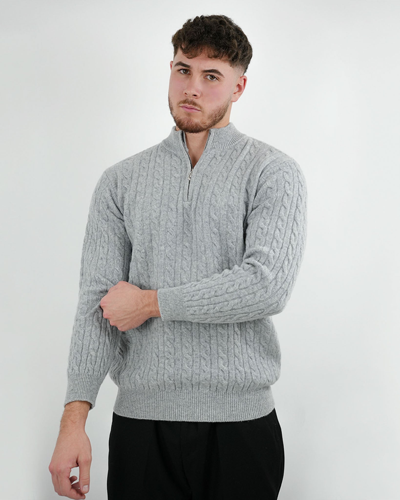Old money gray sweater lovau