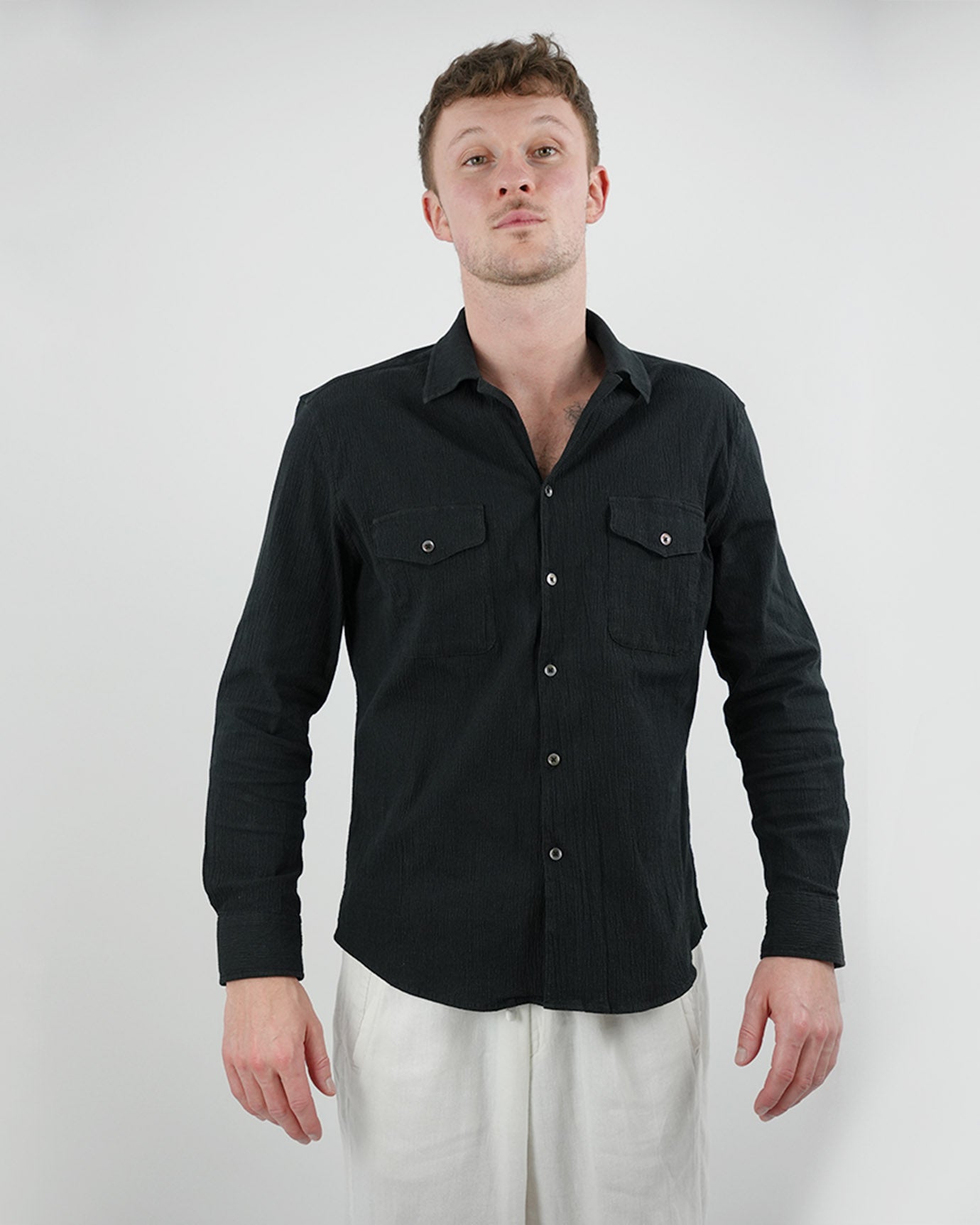 Cotton Old Money Shirt Cordoroy - Old Money Store