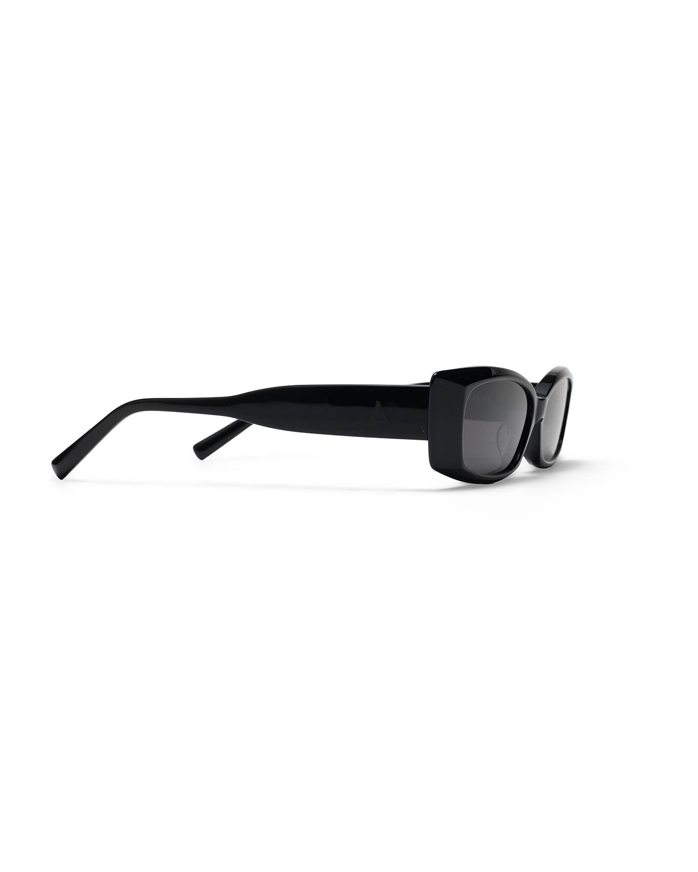 Black Dark Gray Tint 90s Sunglasses
