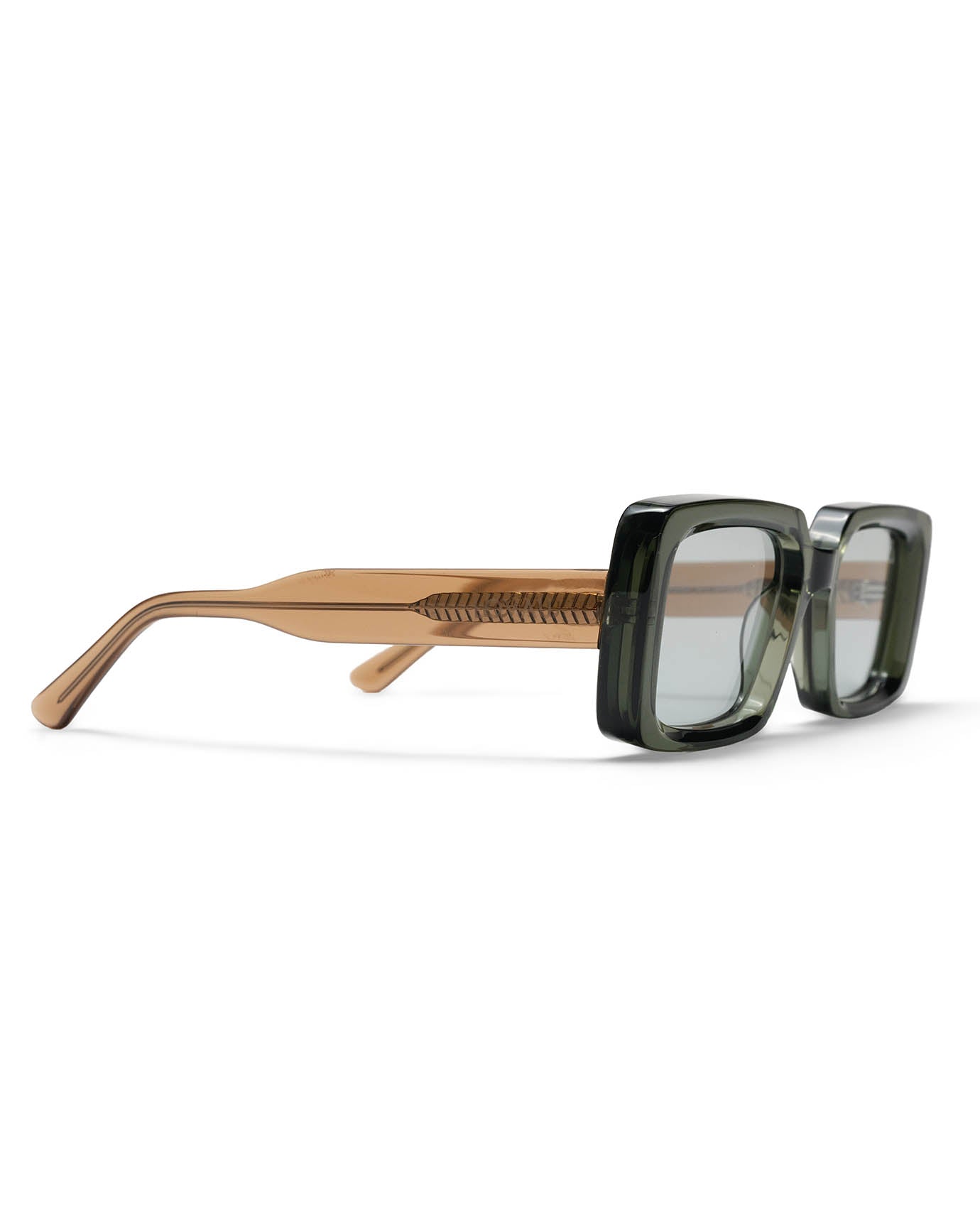 V8 Green Geometric Sunglasses