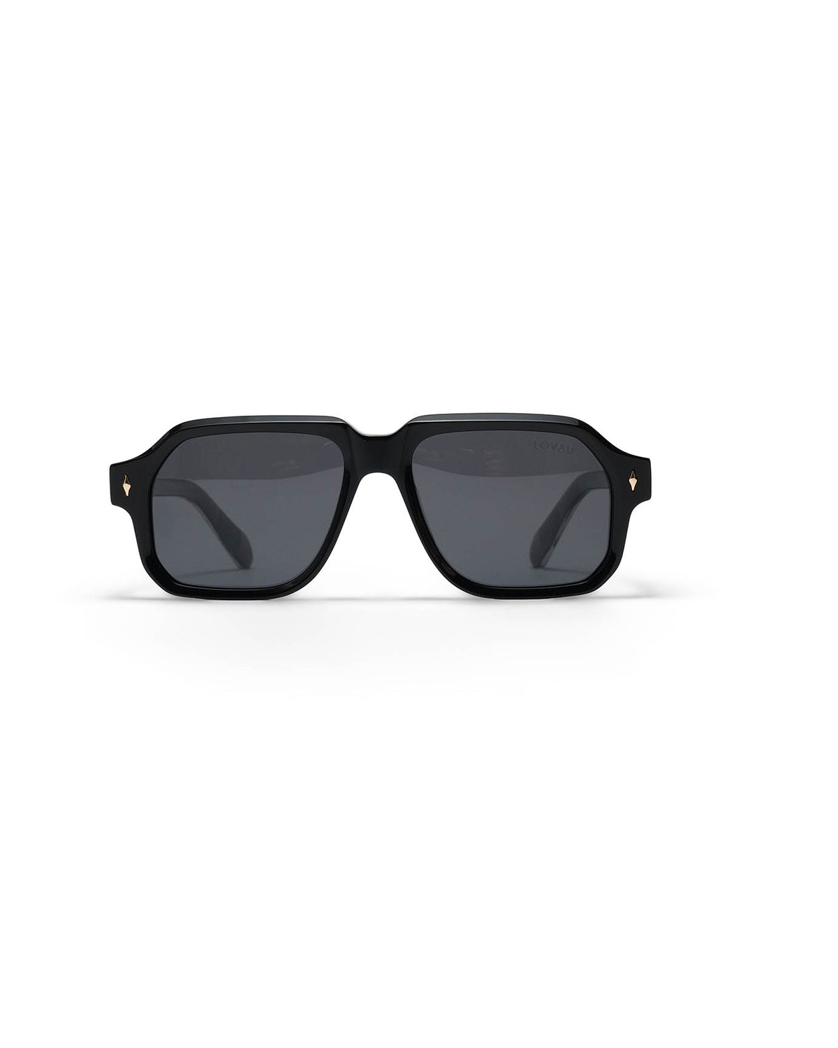 Black Square Fashion Sunglasses with Gold Accent Amazon.com: Street Knitted Vintage Rectangular Gold Frame  main image 2