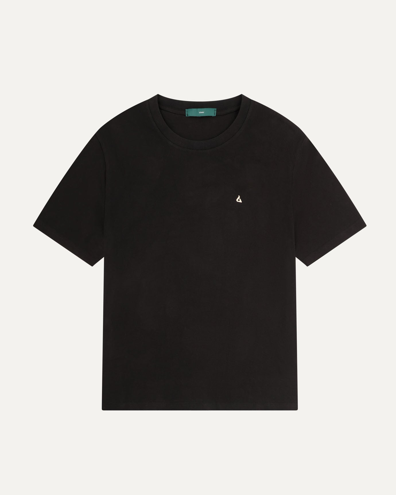 Camiseta de algodón Old Money negra