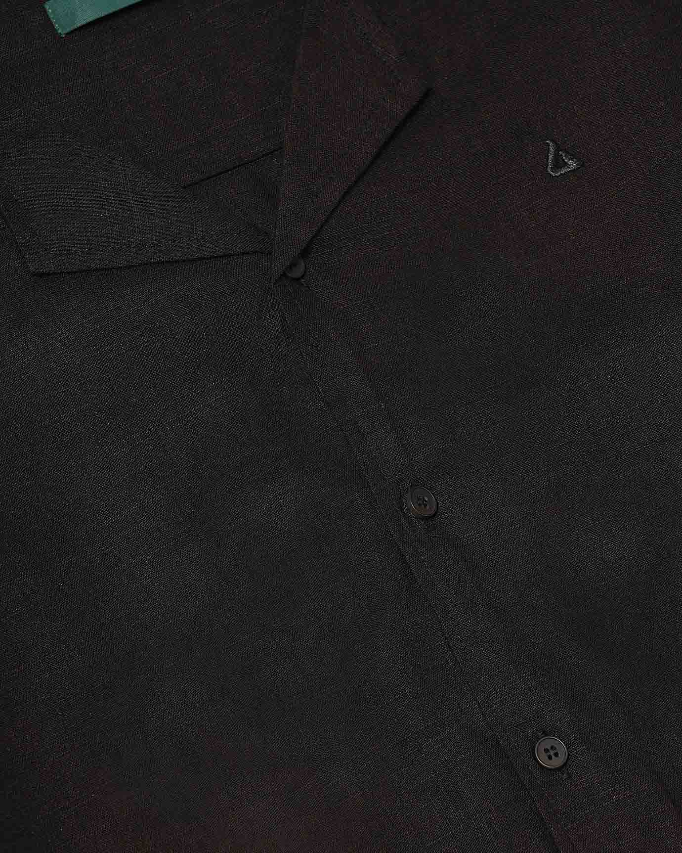 Classic Old Money style shirt black
