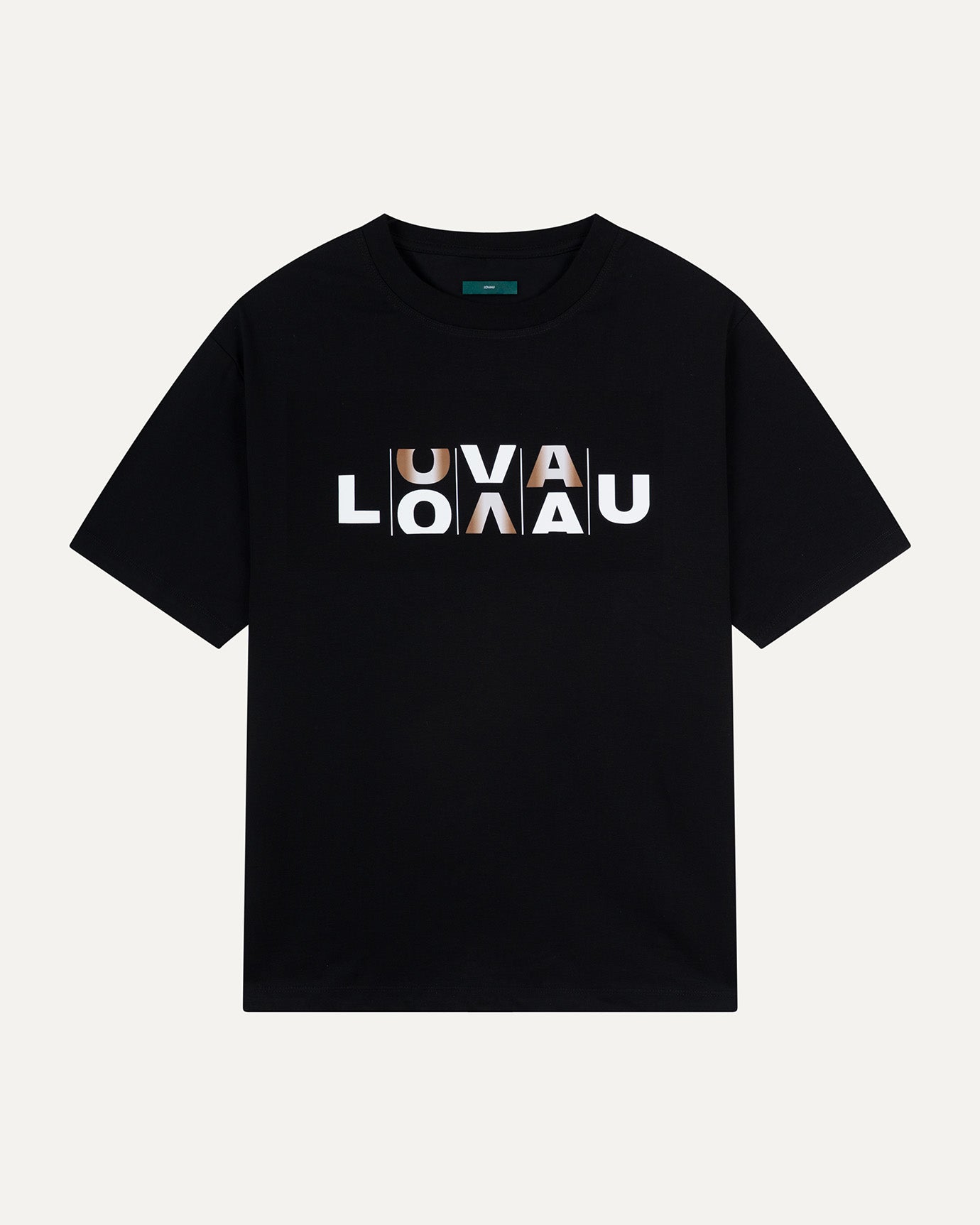 Slot Abstract T-shirt Black