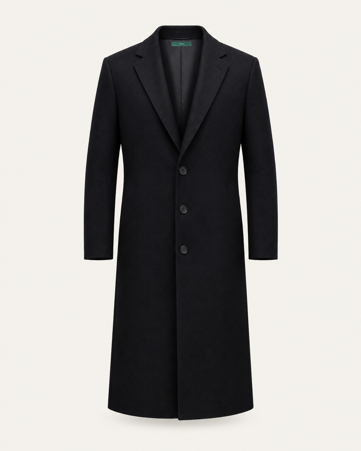 NY Double-Faced Silk and Cashmere Wool Topcoat