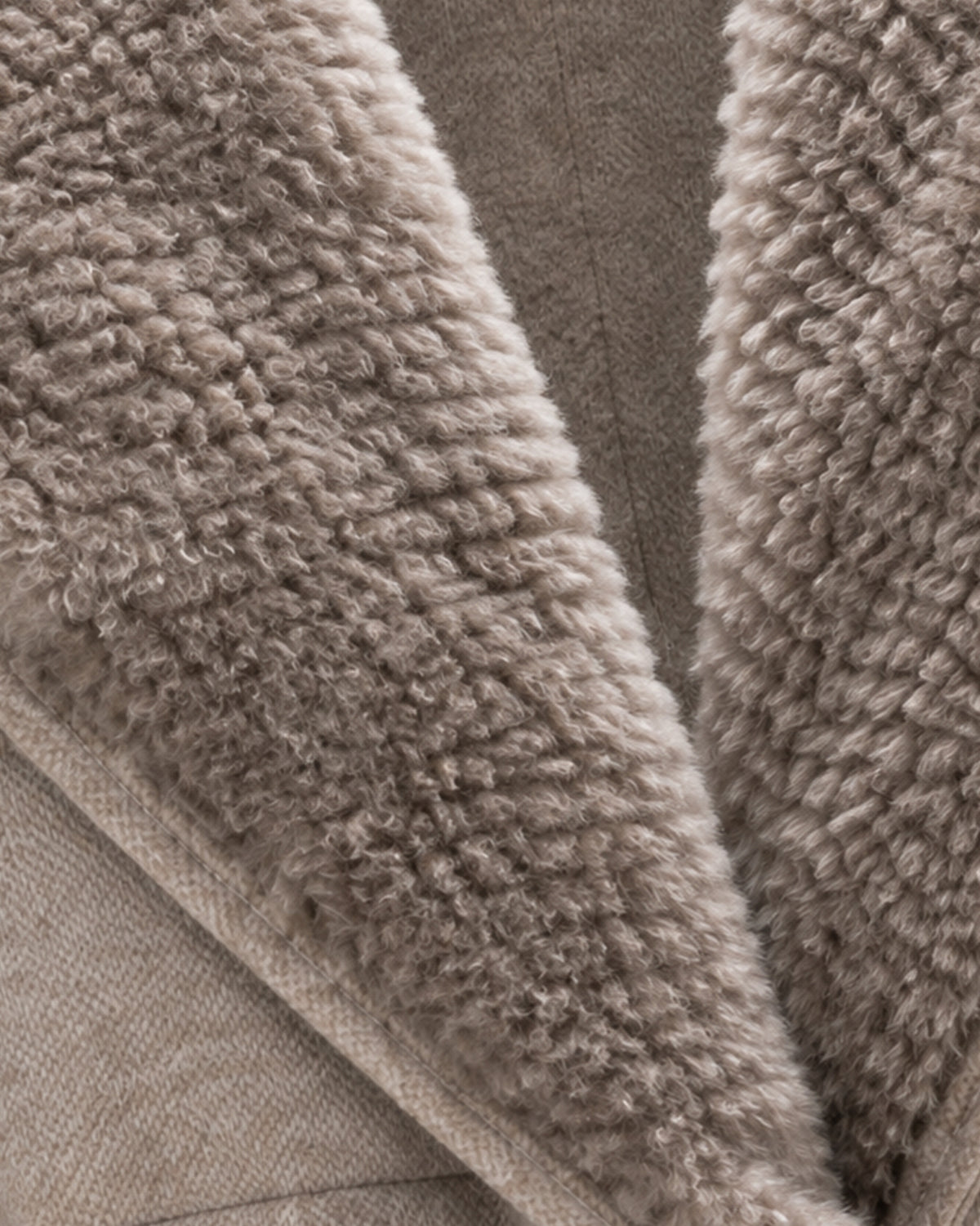 Mid-Length Goose Down Jacket with Mink Hood