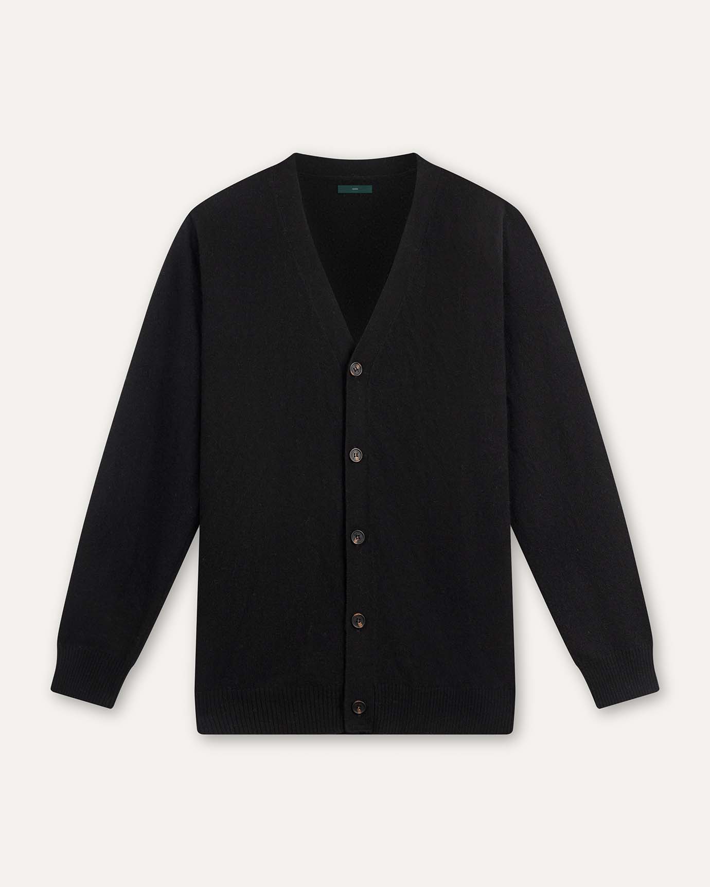 Knitted Jacket Sweater Wool Black