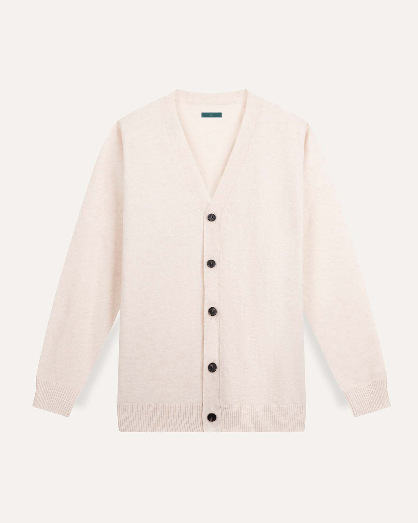 Knitted Jacket Sweater Wool White