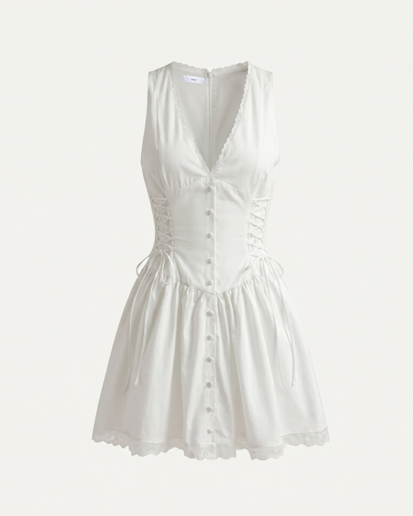French Niche Style White Dress