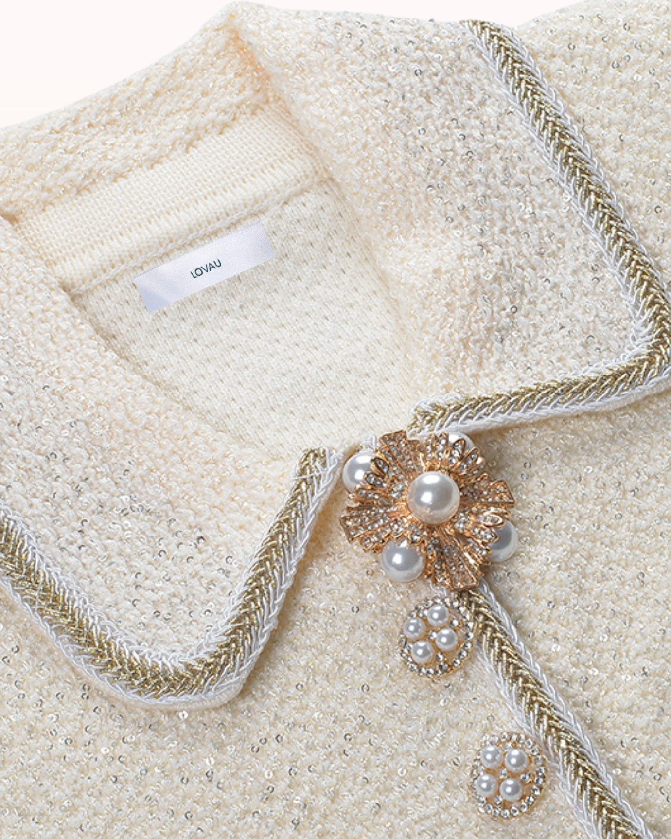 Diamond Buckle French Dress Pleated