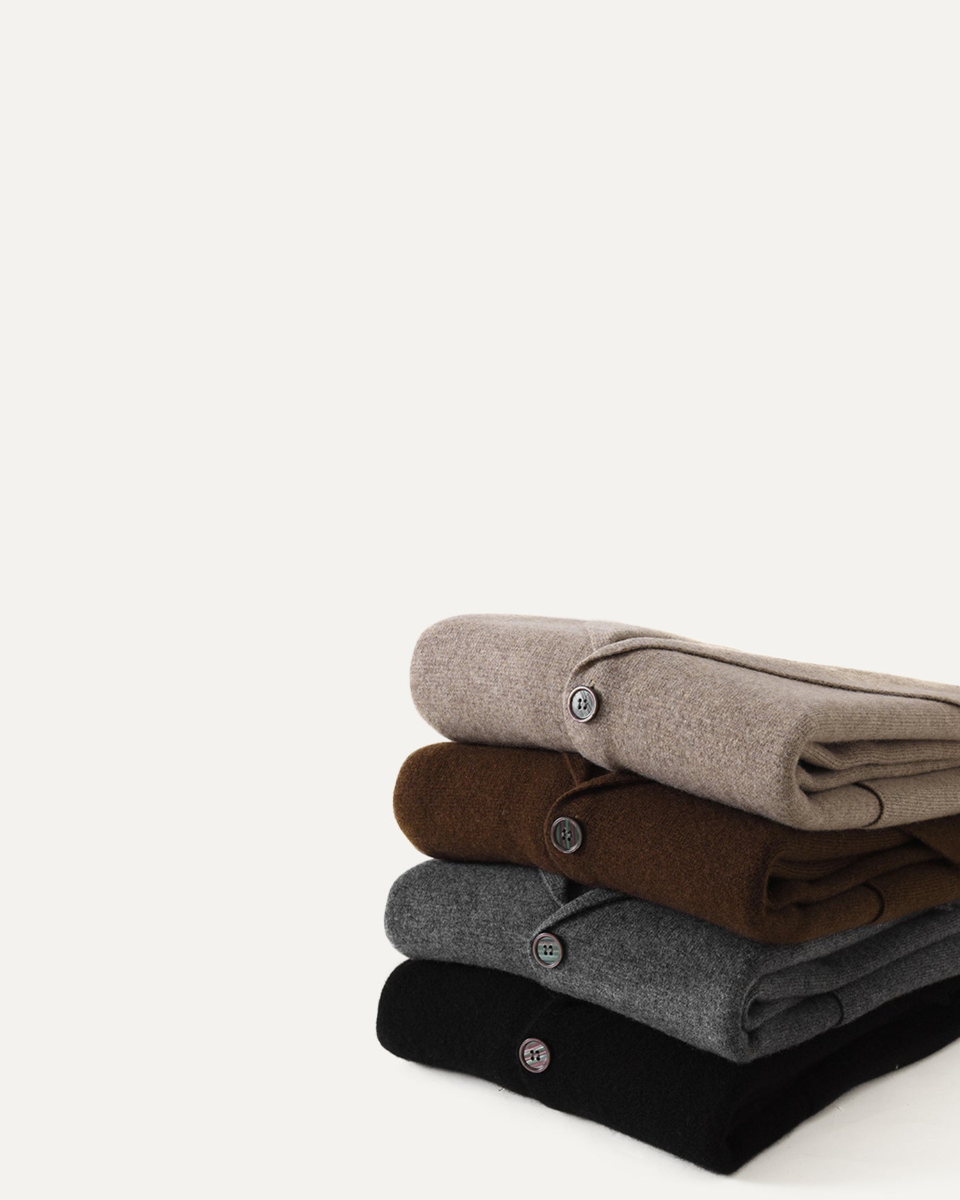 Lovau x Classy knitted cardigan in wool and cashmere blend