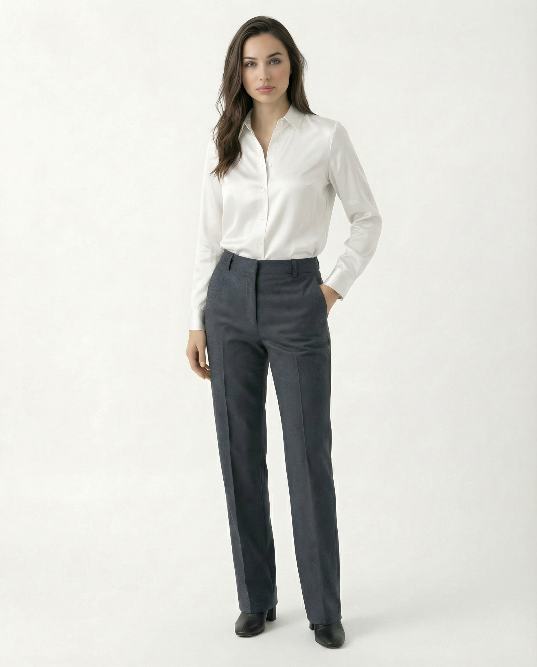 Premium Mulberry Silk Shirt Woman Heavyweight Satin Silk