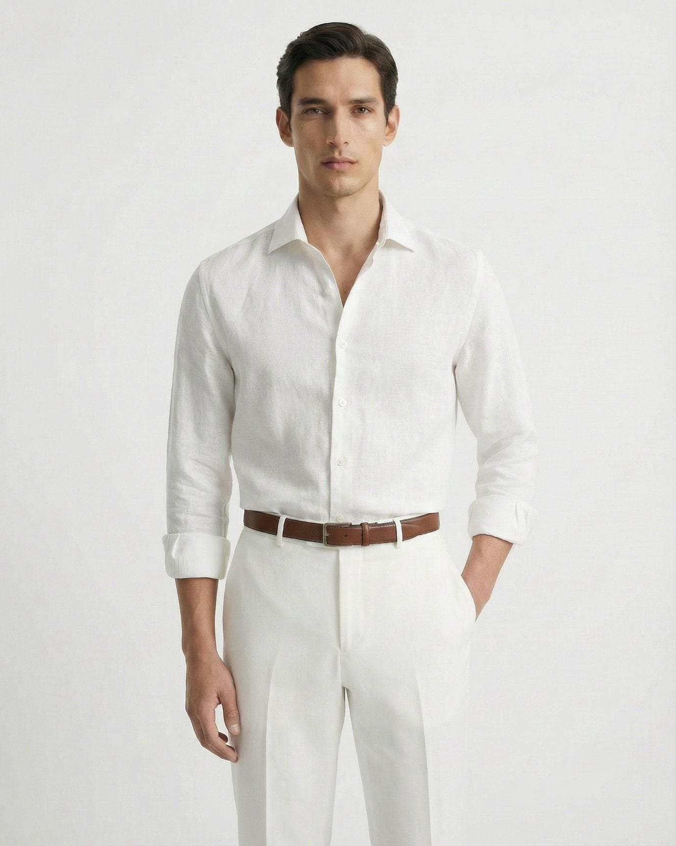 Camisa Vita de lino con clase