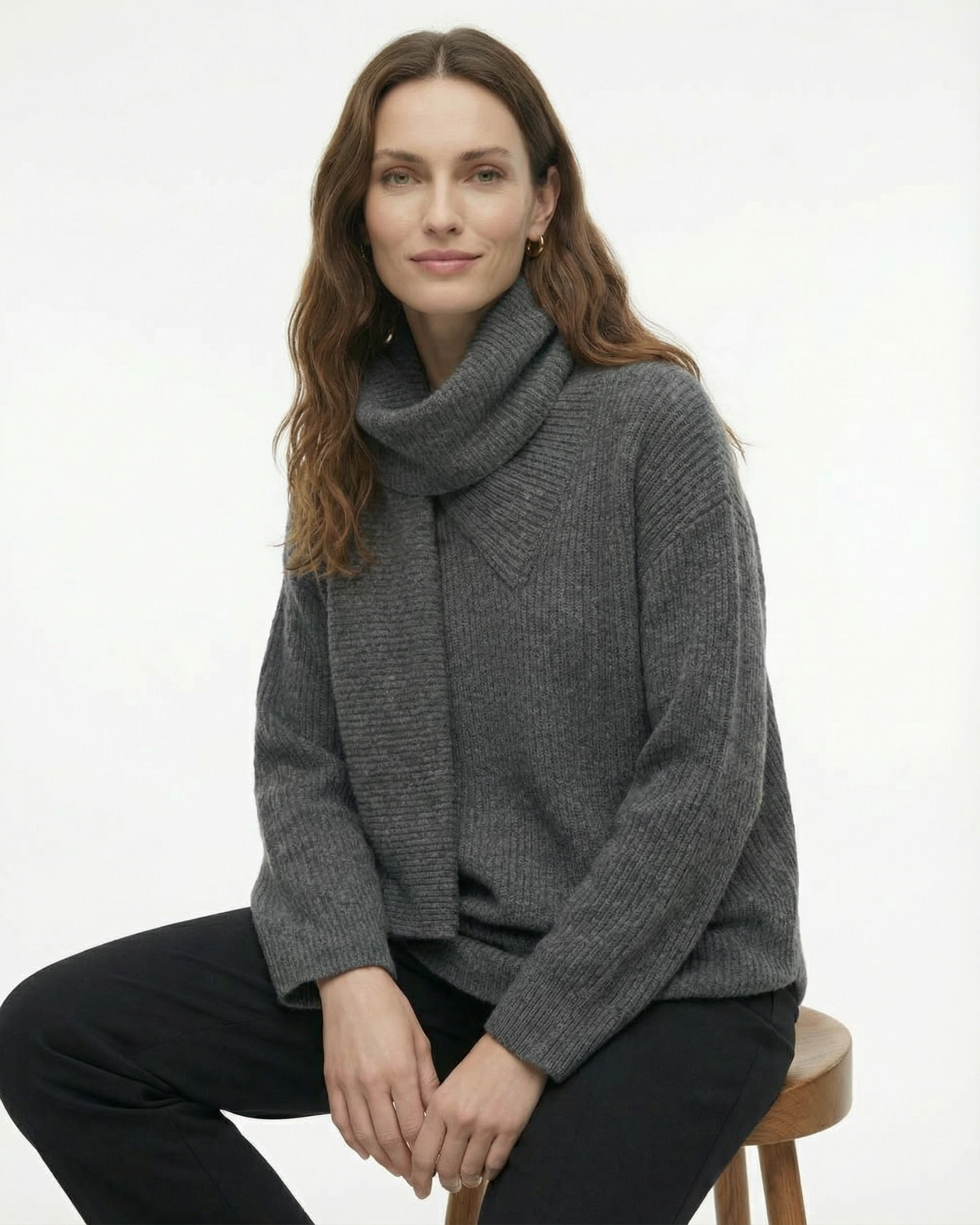 Cloud Wool Sweater Scarf