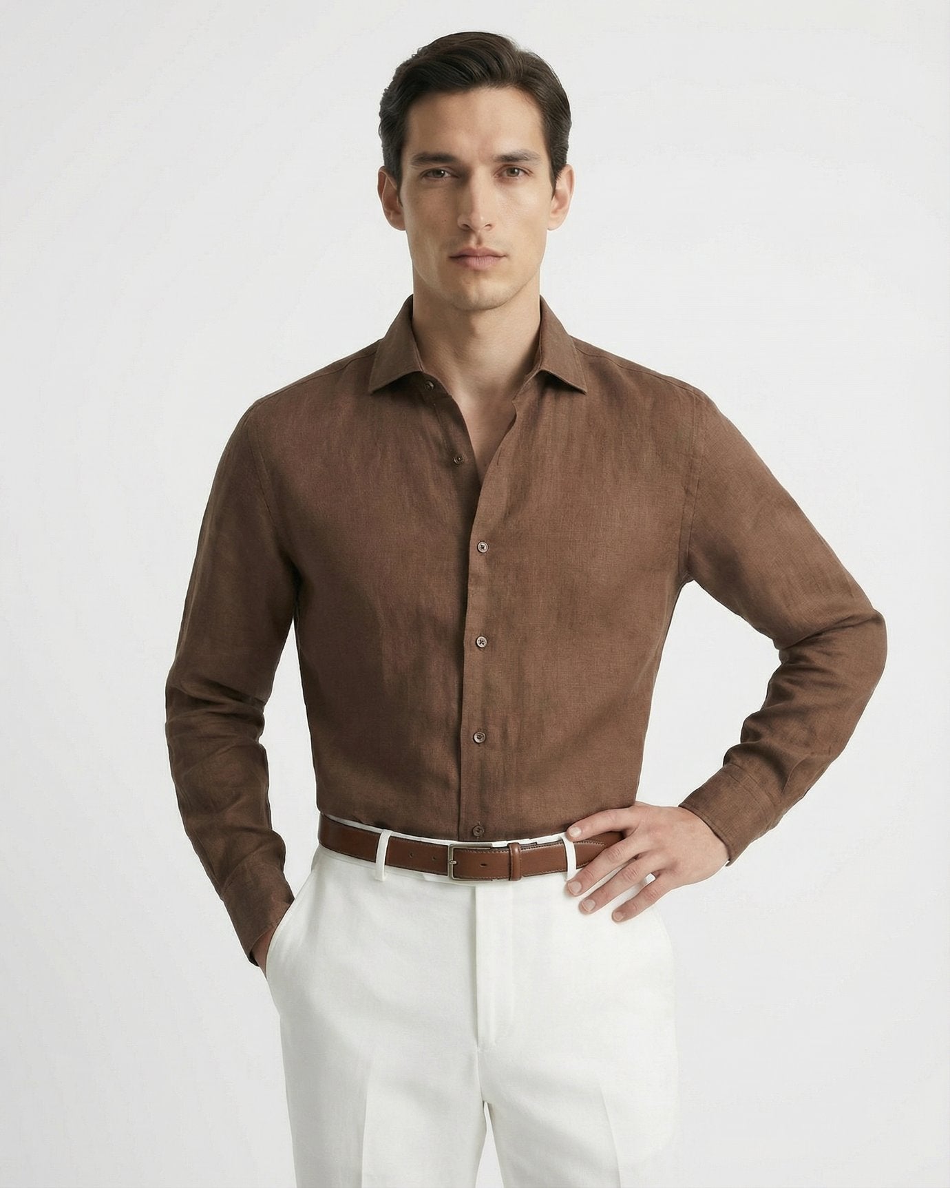 Camisa Vita de lino con clase